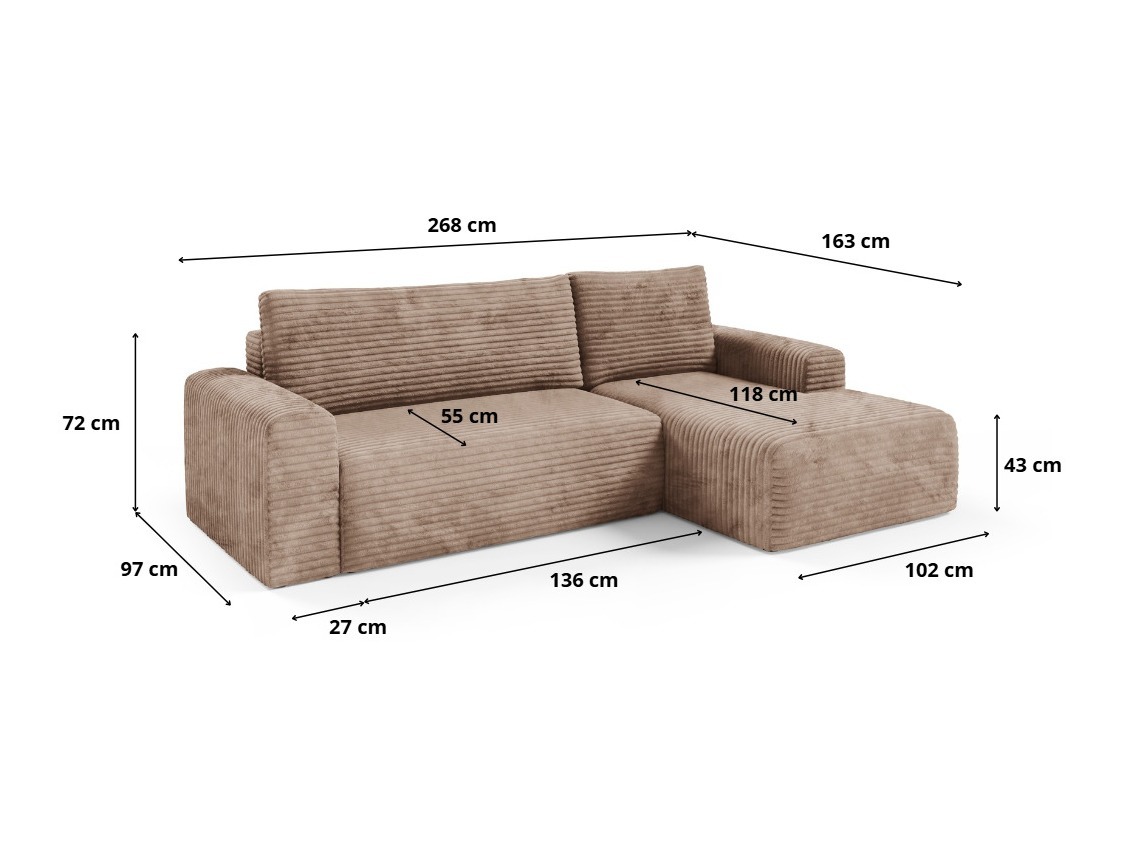 Kotna garnitura Franklin 155 (Tilia 77)