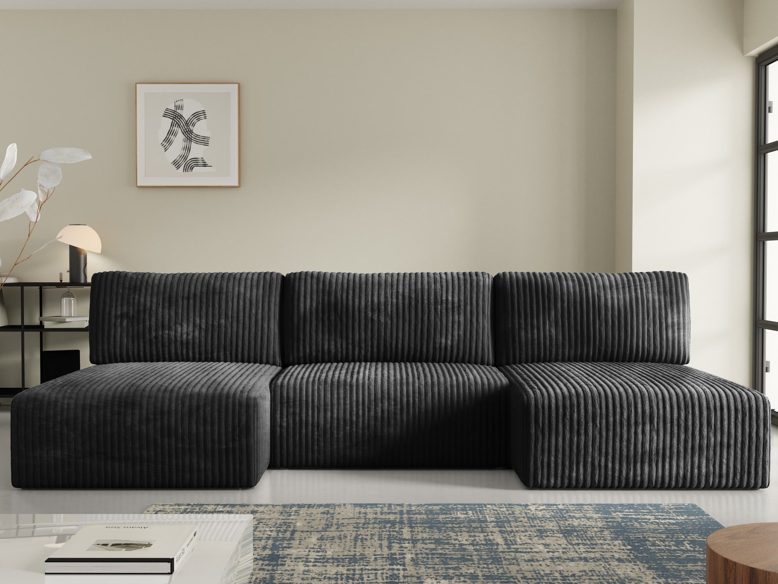 Modularna kotna sedežna garnitura Franklin 156 (Tilia 100)