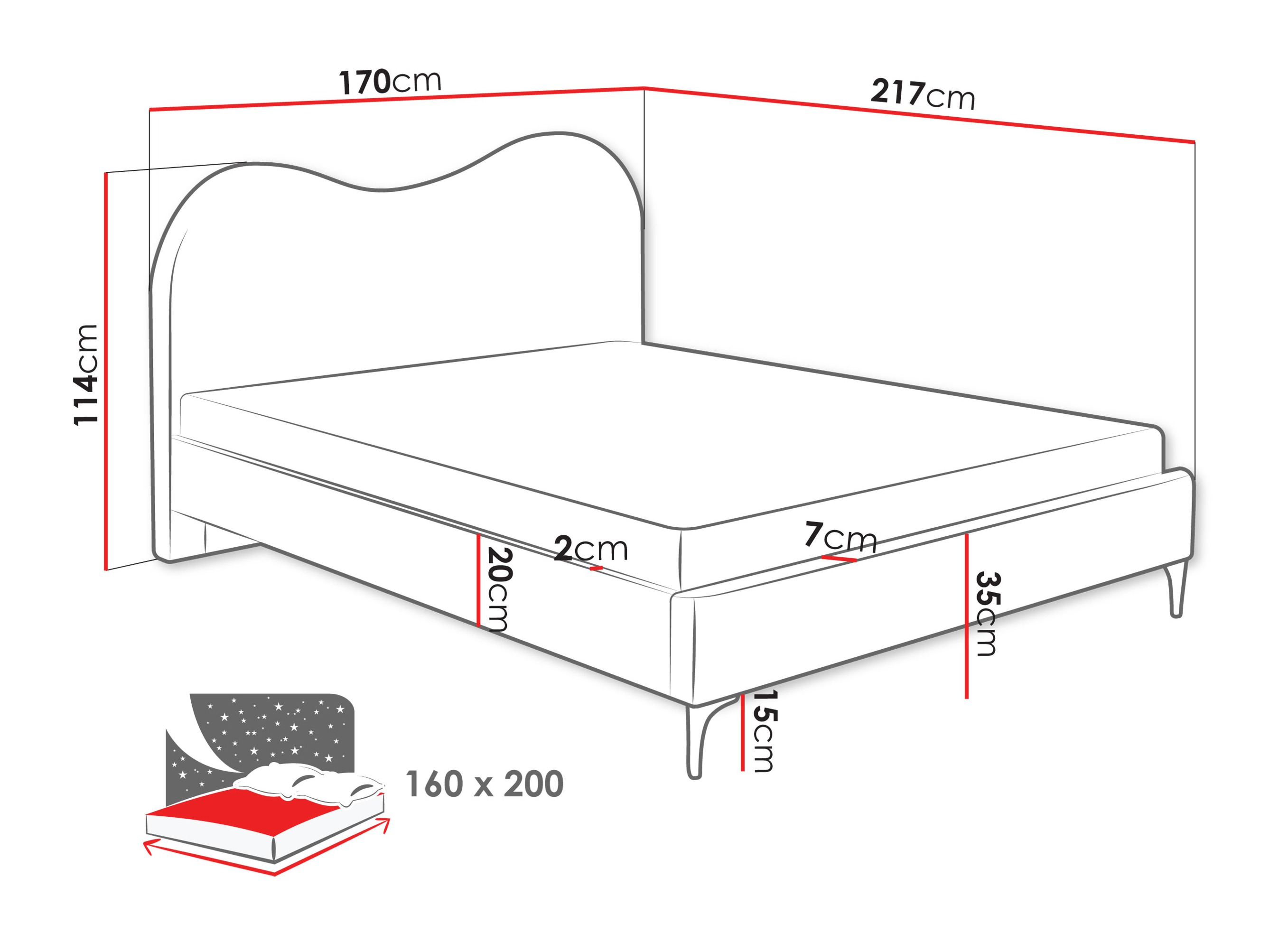 Postelja Comfivo Agricola