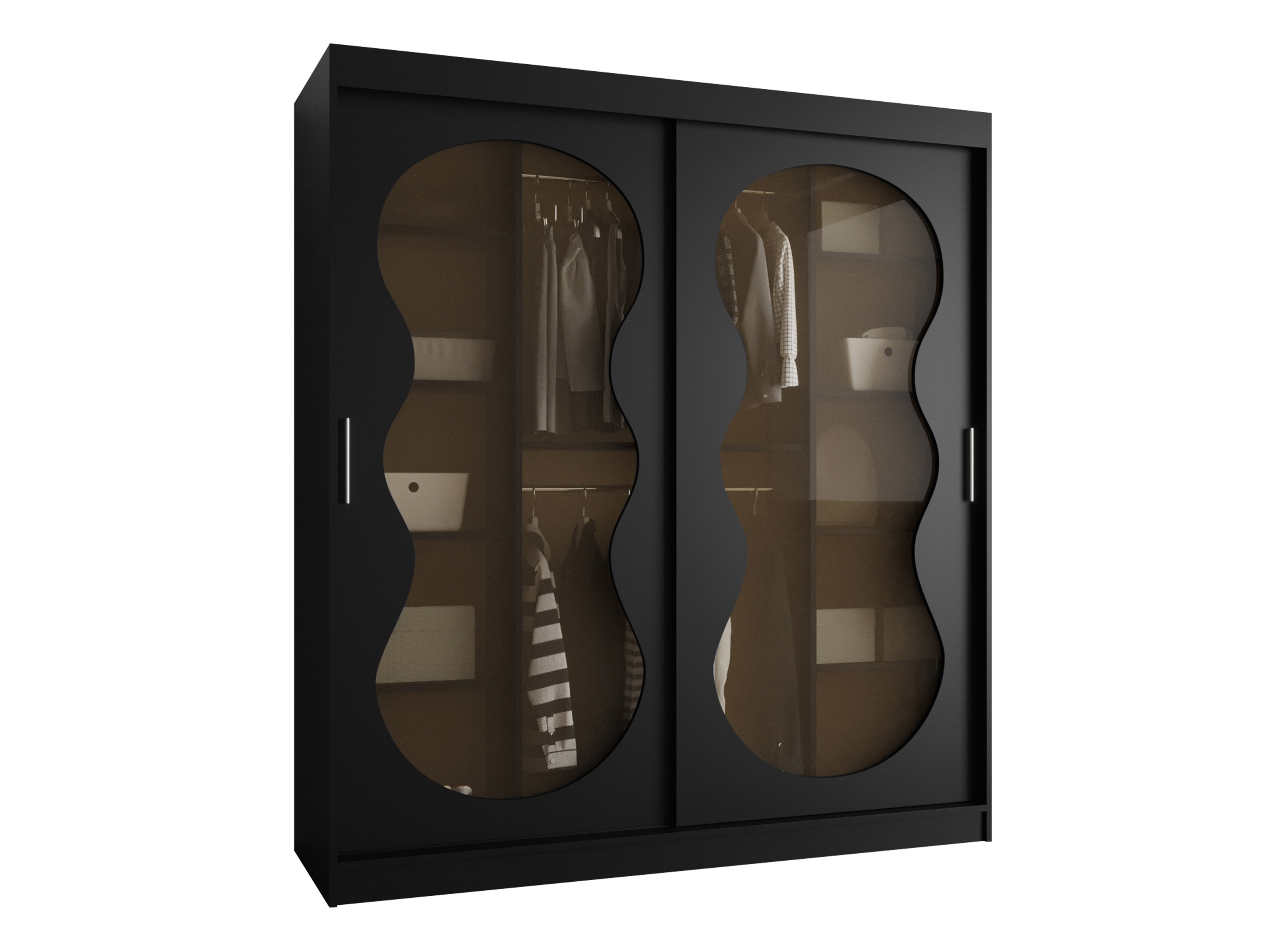 Garderobna omara Hartford 530 (Črna)