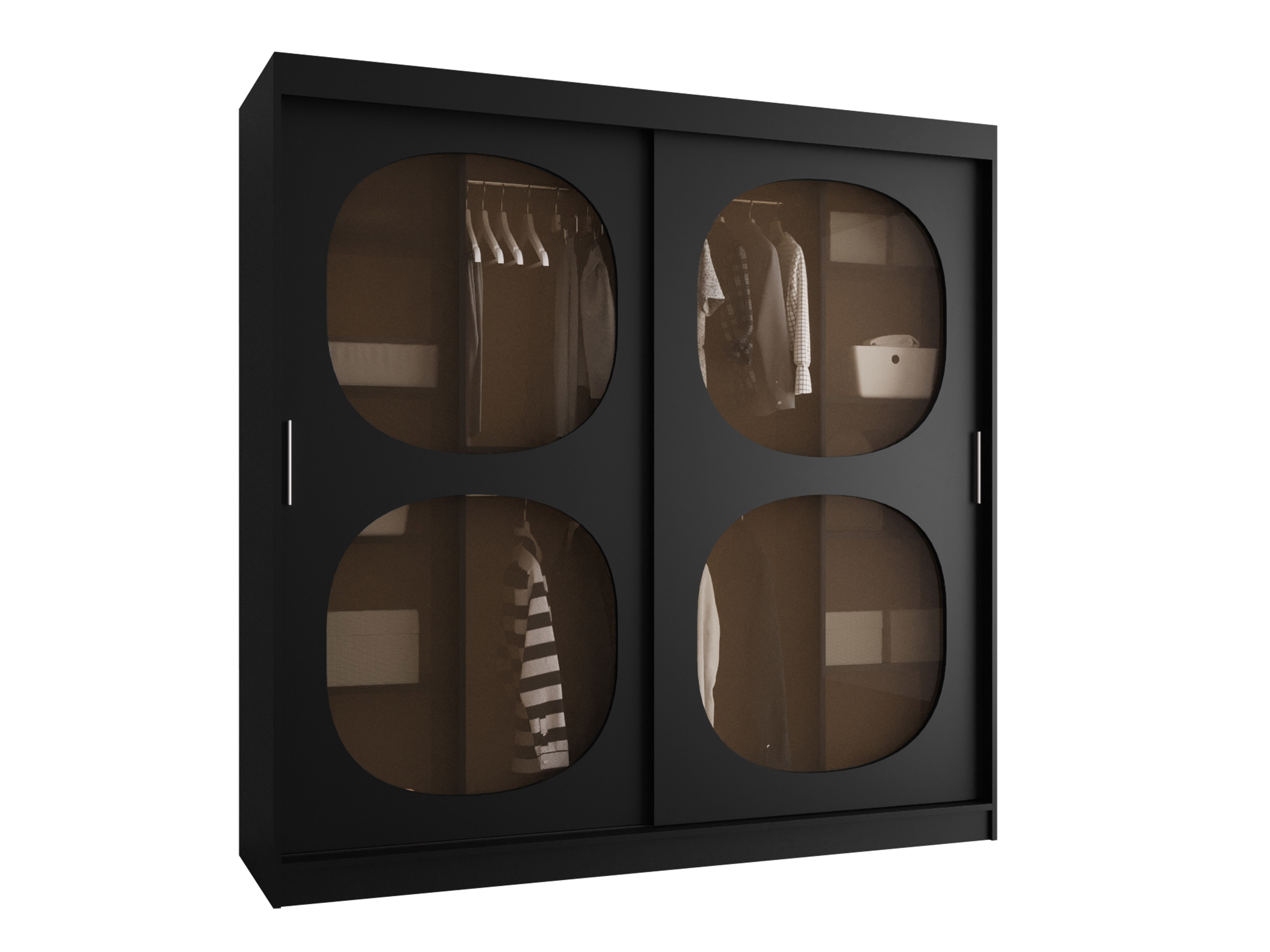 Garderobna omara Hartford 531 (Črna)