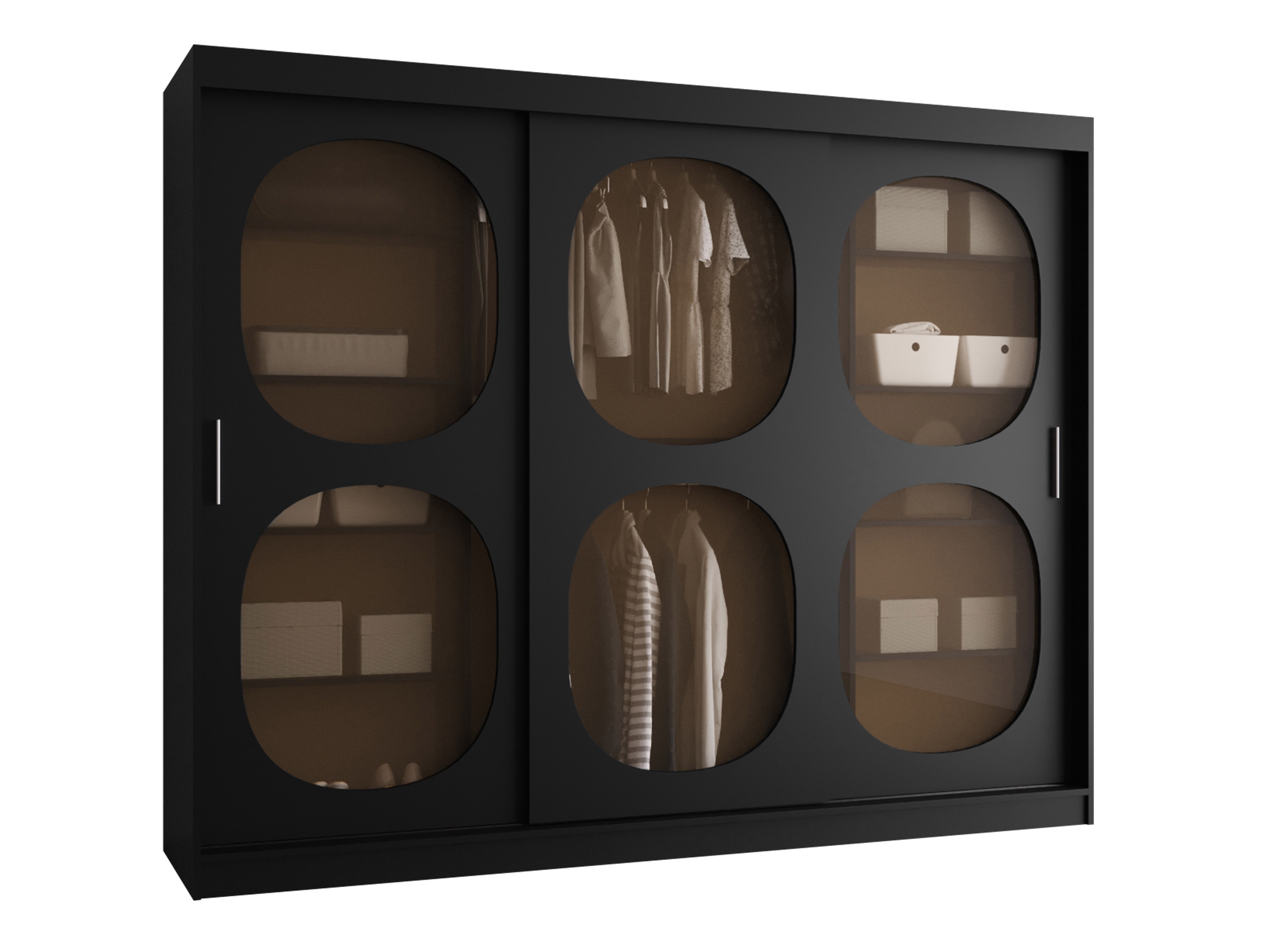 Garderobna omara Hartford 533 (Črna)