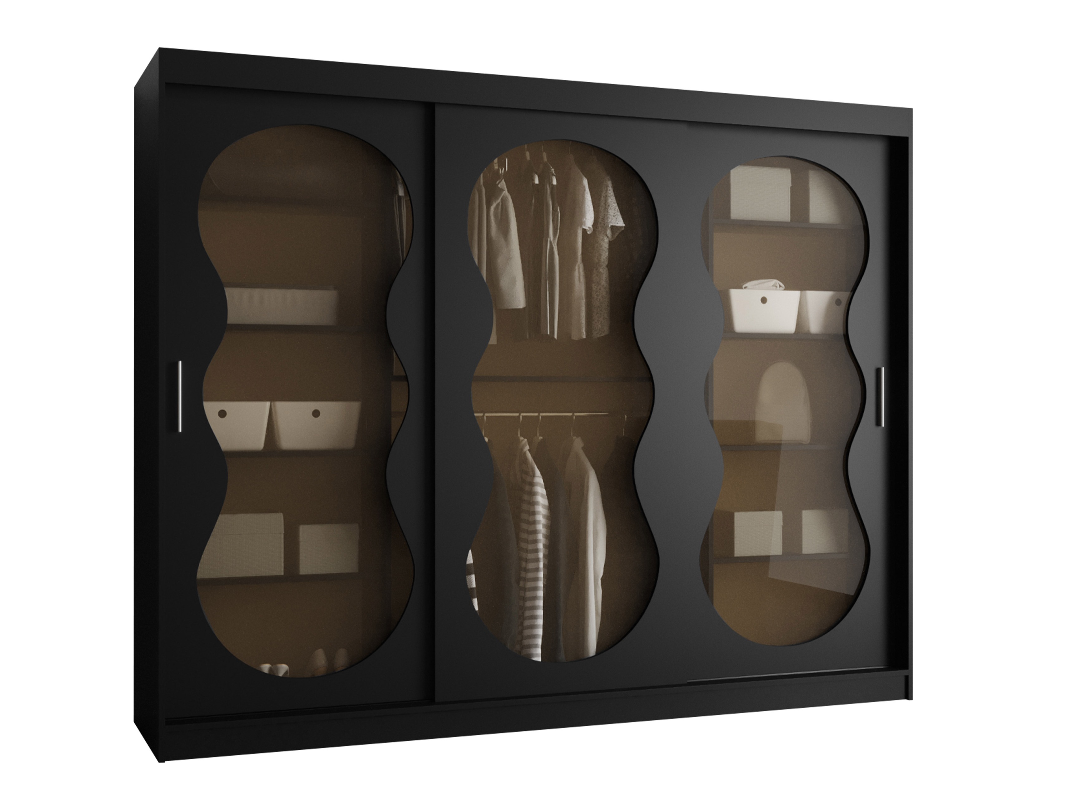 Garderobna omara Hartford 534 (Črna)