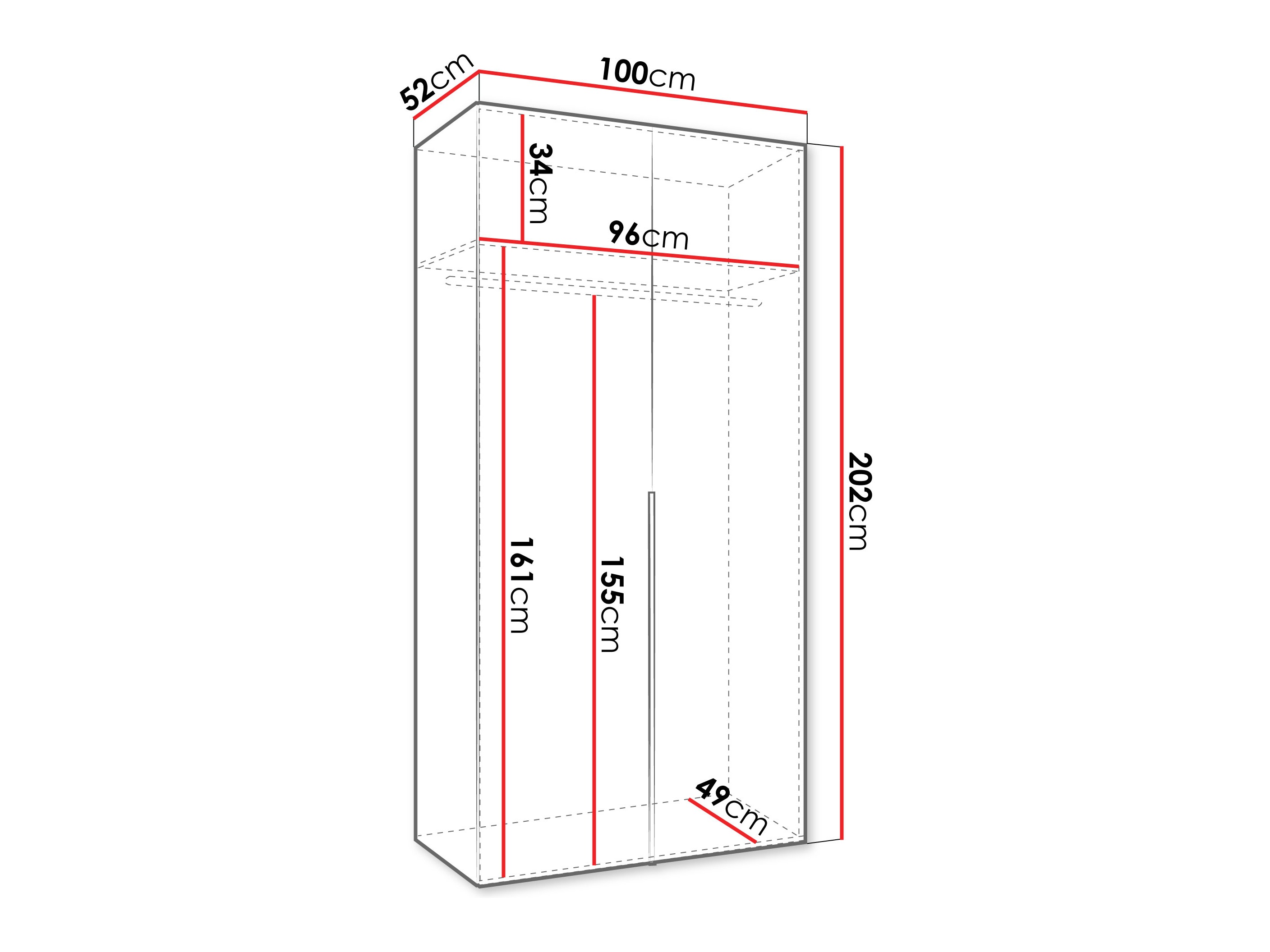 Garderobna omara Hartford 535 (Artisan hrast)