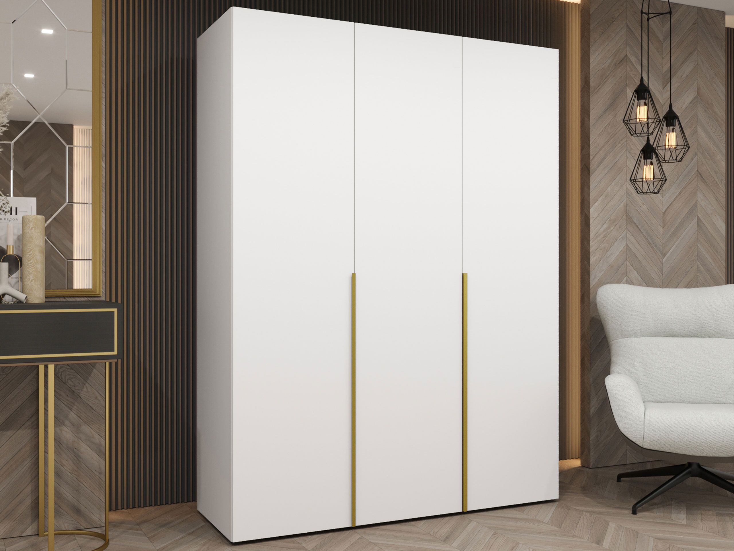 Garderobna omara Hartford 536 (Bela)