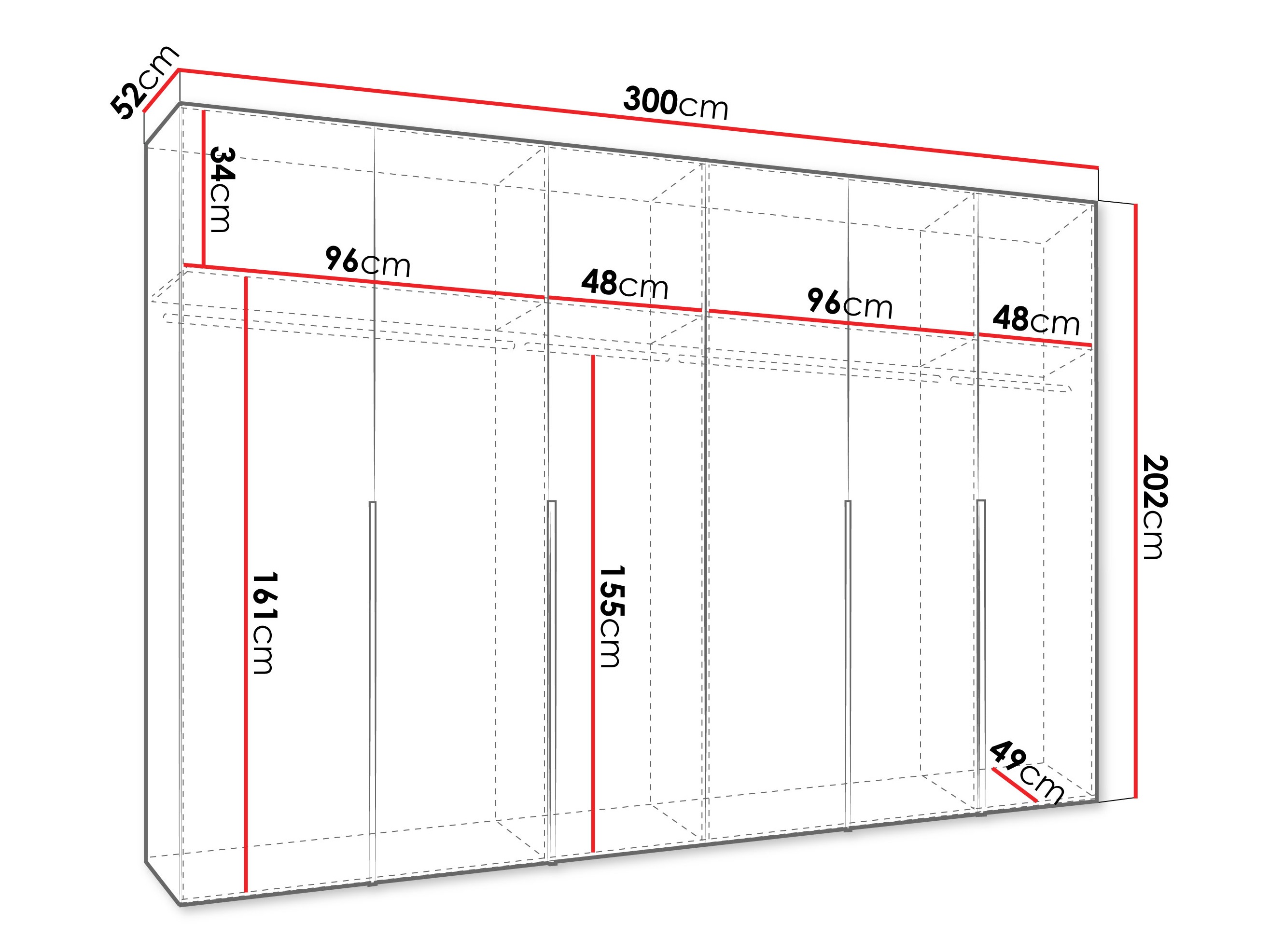 Garderobna omara Hartford 539 (Kašmir)
