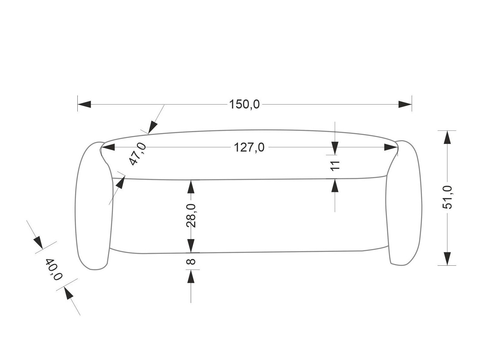Klop z oblazinjenjem Houston 2045