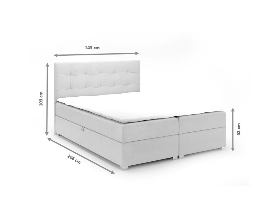 Boxspring postelja Franklin 169 (Cover 70)