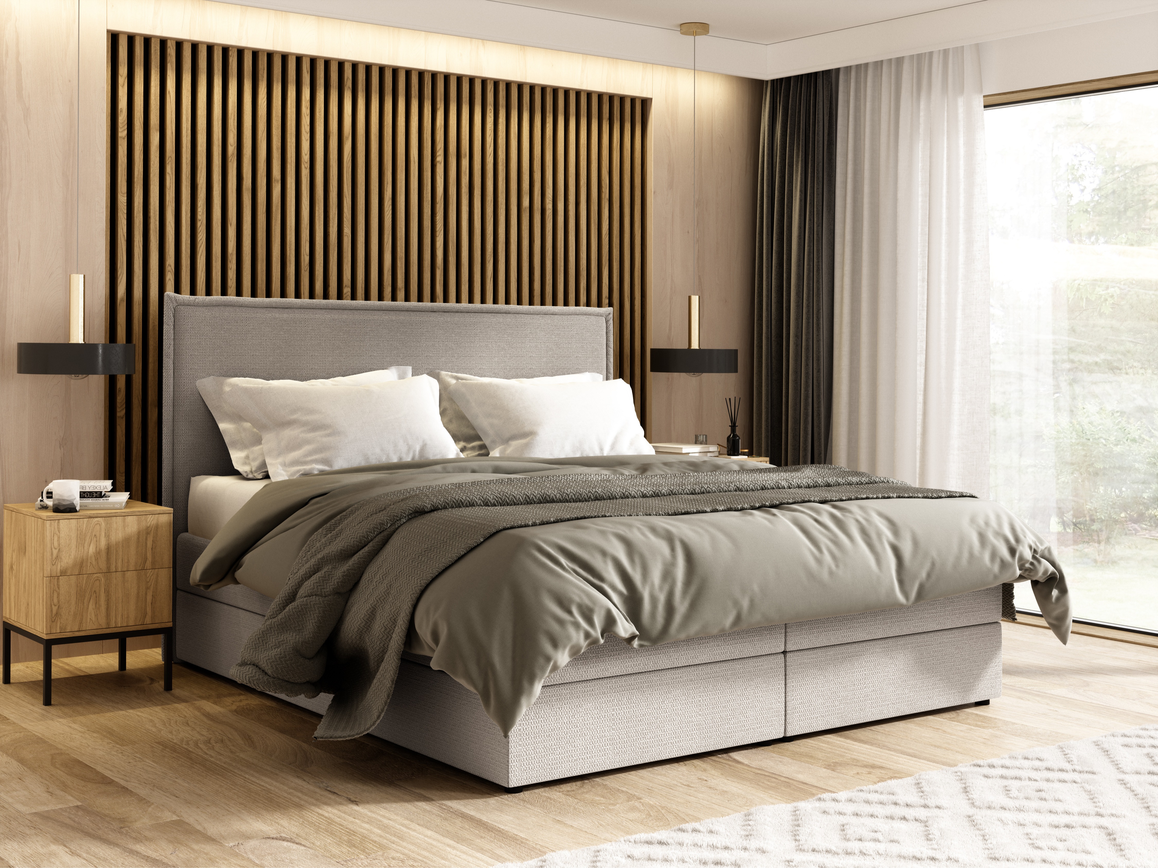 Boxspring postelja Franklin 171 (Aragon 01)