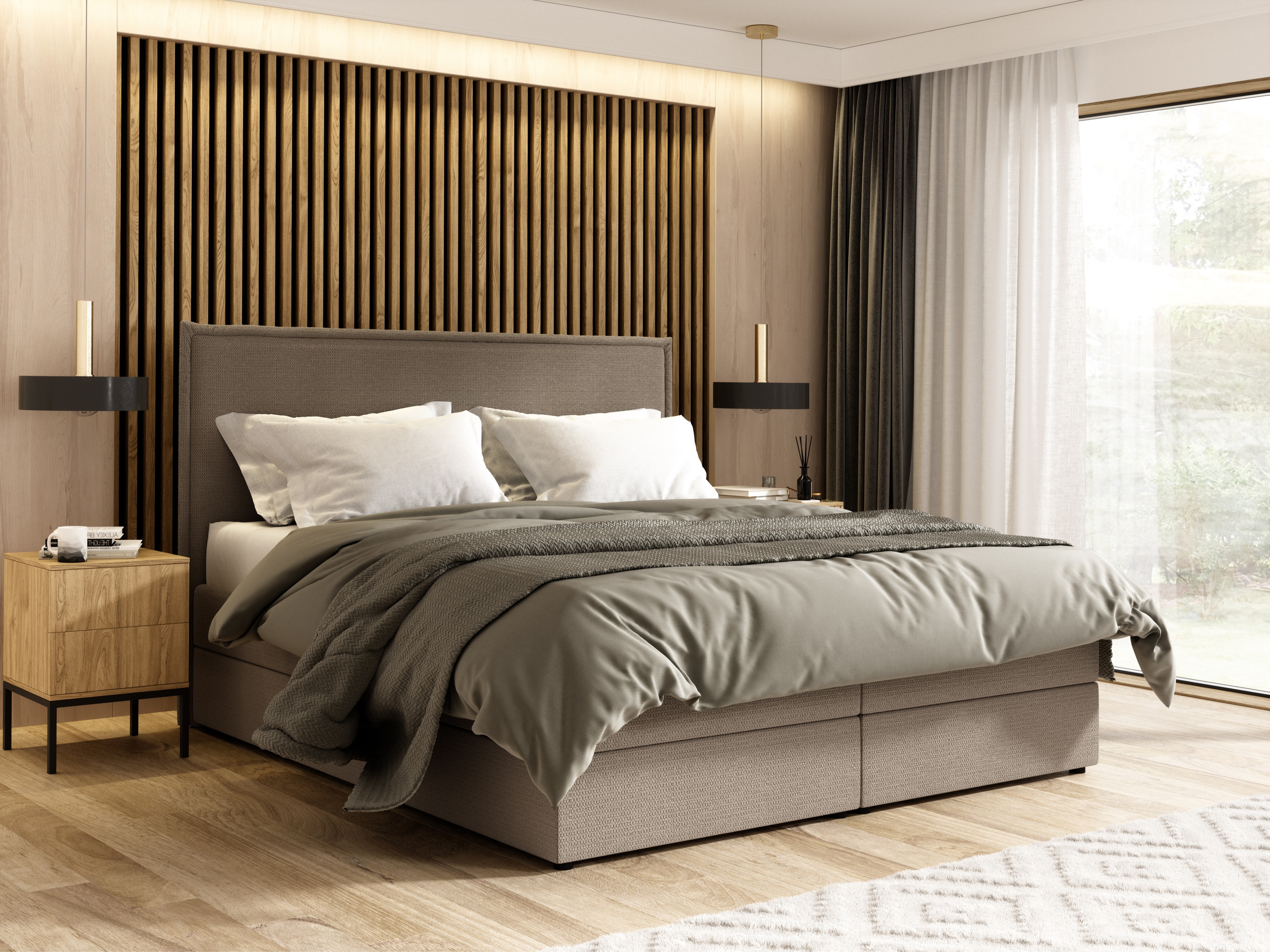 Boxspring postelja Franklin 171 (Aragon 03)