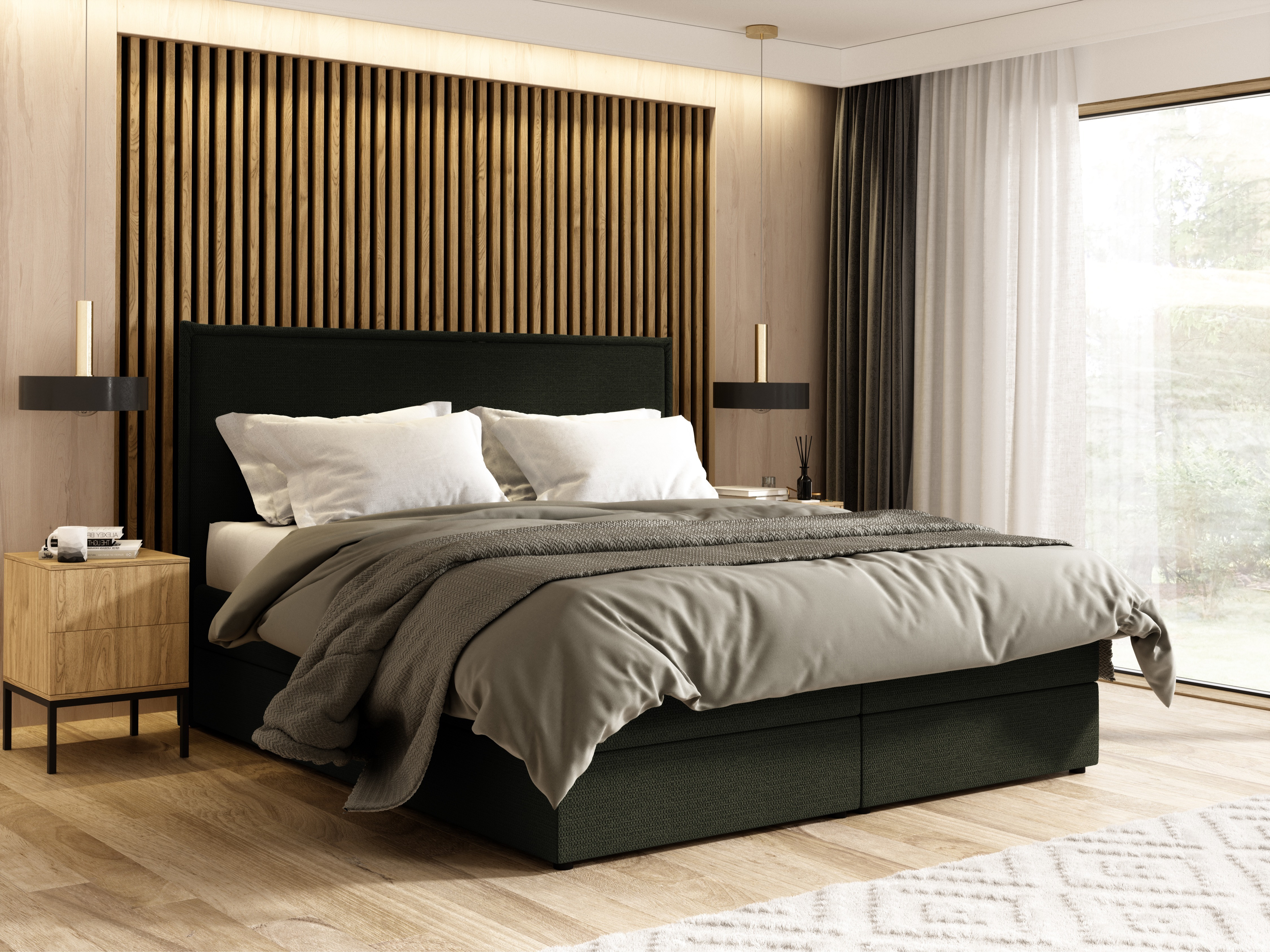 Boxspring postelja Franklin 171 (Aragon 39)