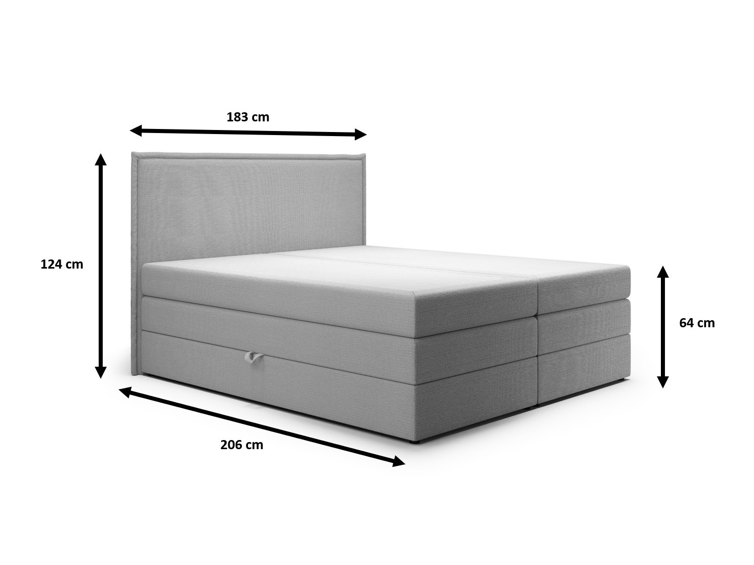Boxspring postelja Franklin 171 (Aragon 80)