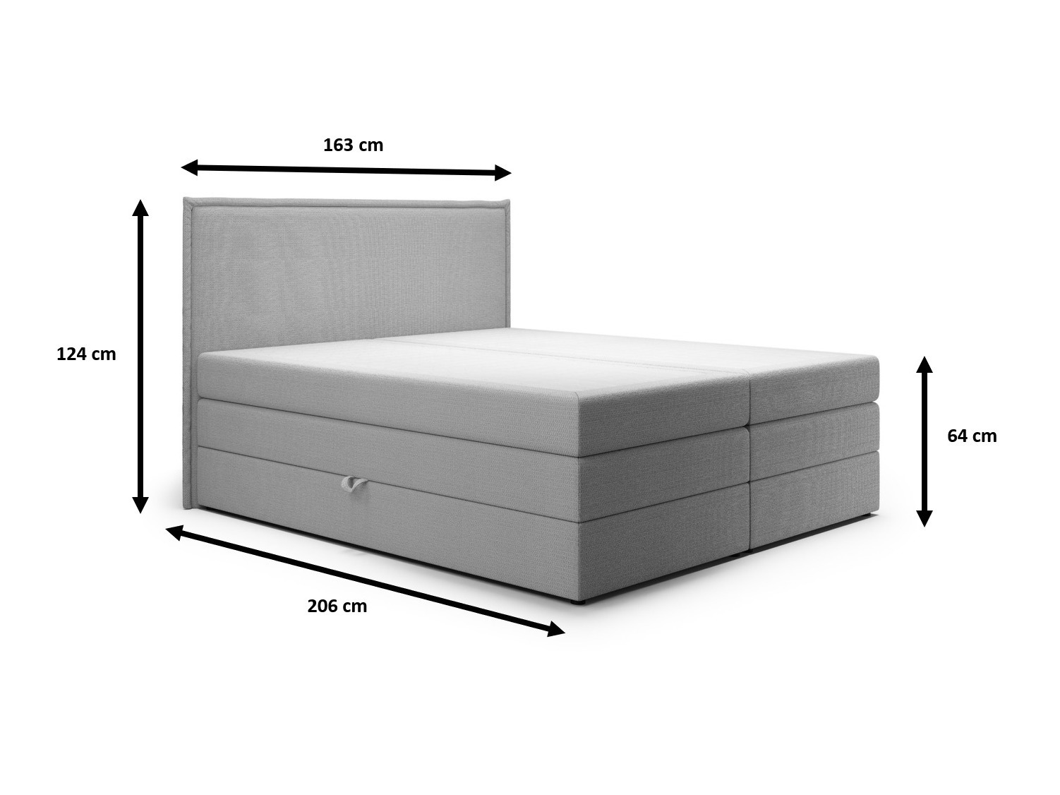 Boxspring postelja Franklin 171 (Aragon 99)