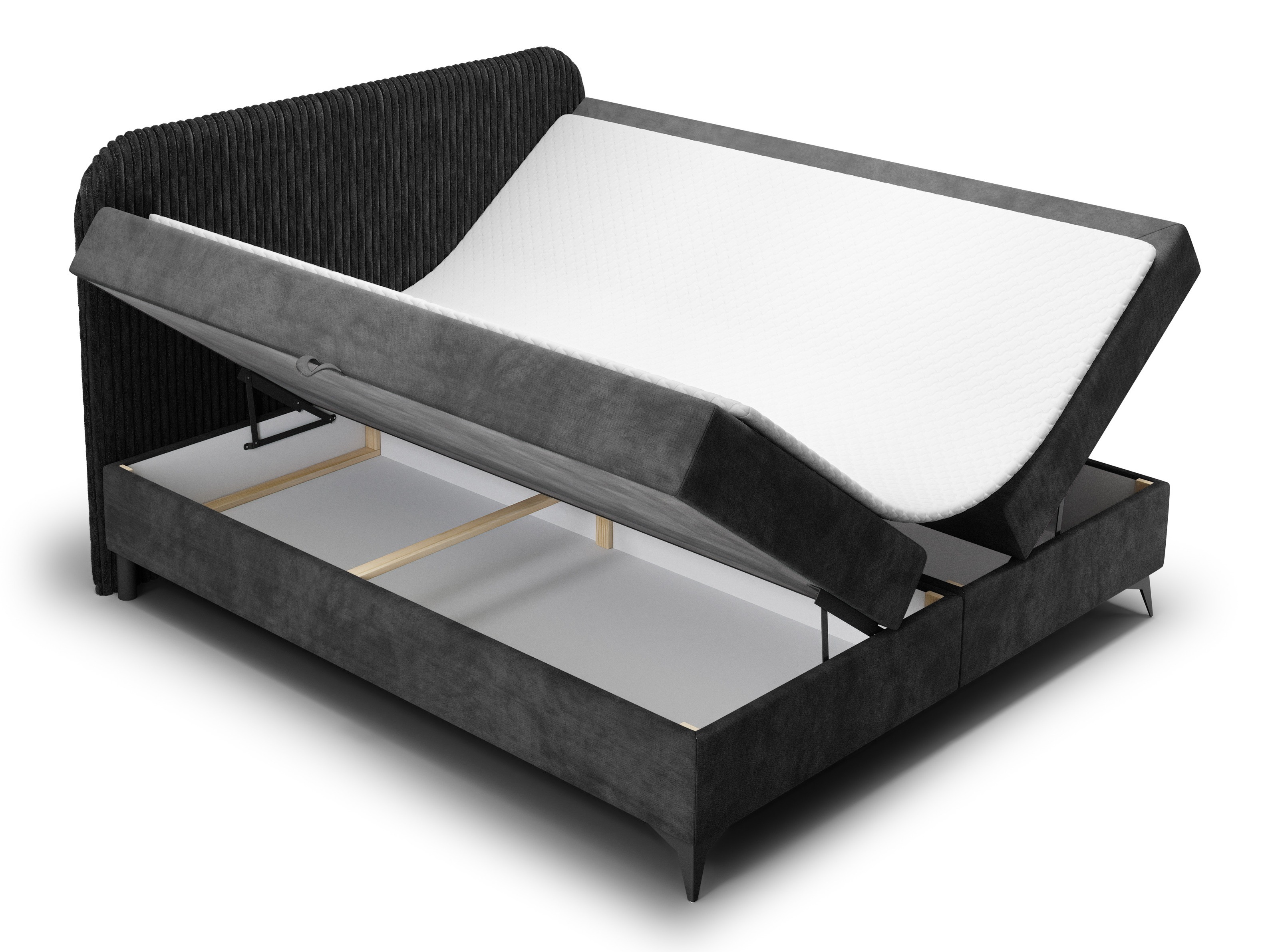 Boxspring postelja Franklin 173 (Tilia 100 + Manila 18)