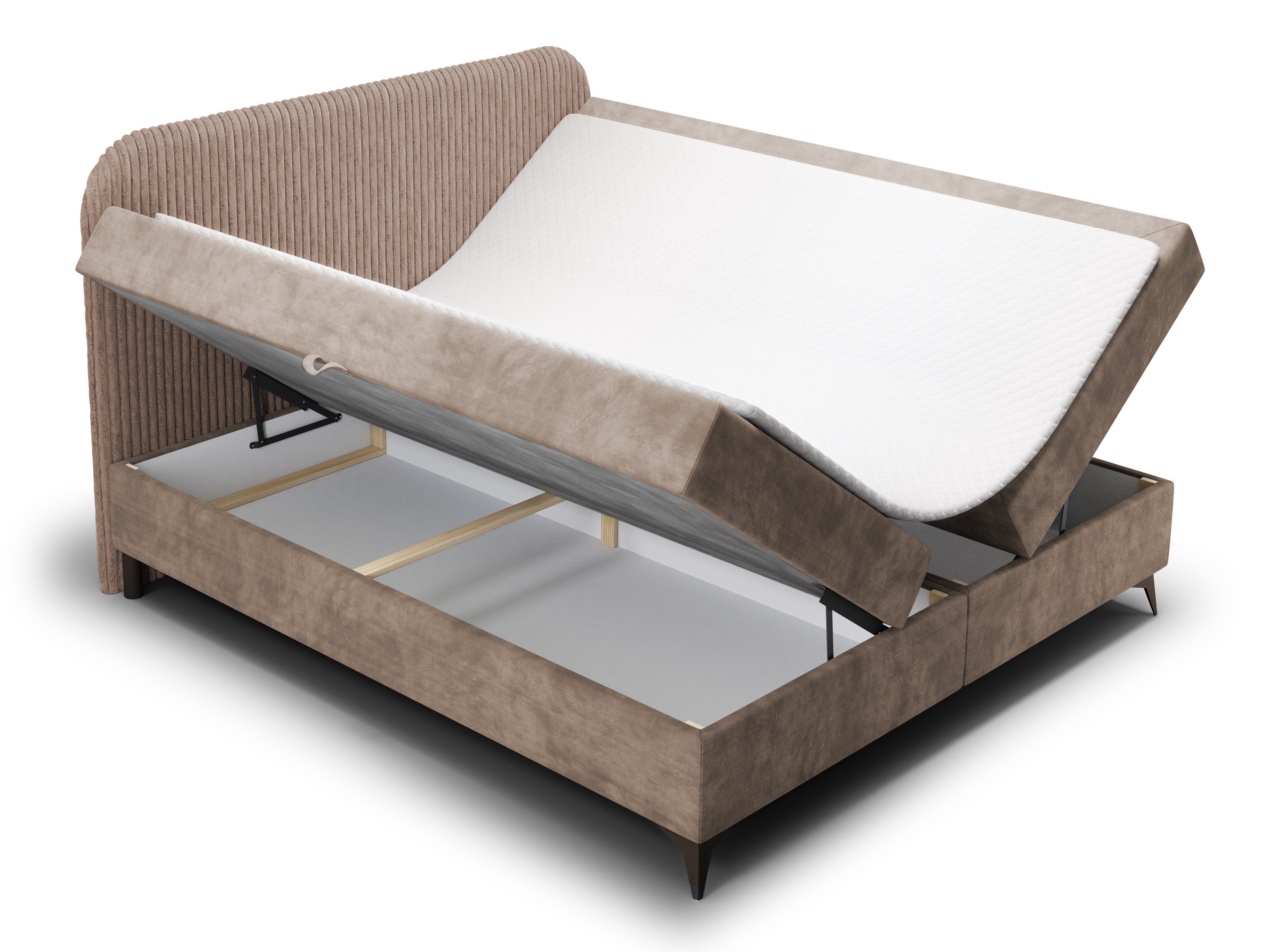 Boxspring postelja Franklin 173 (Tilia 17 + Manila 21)