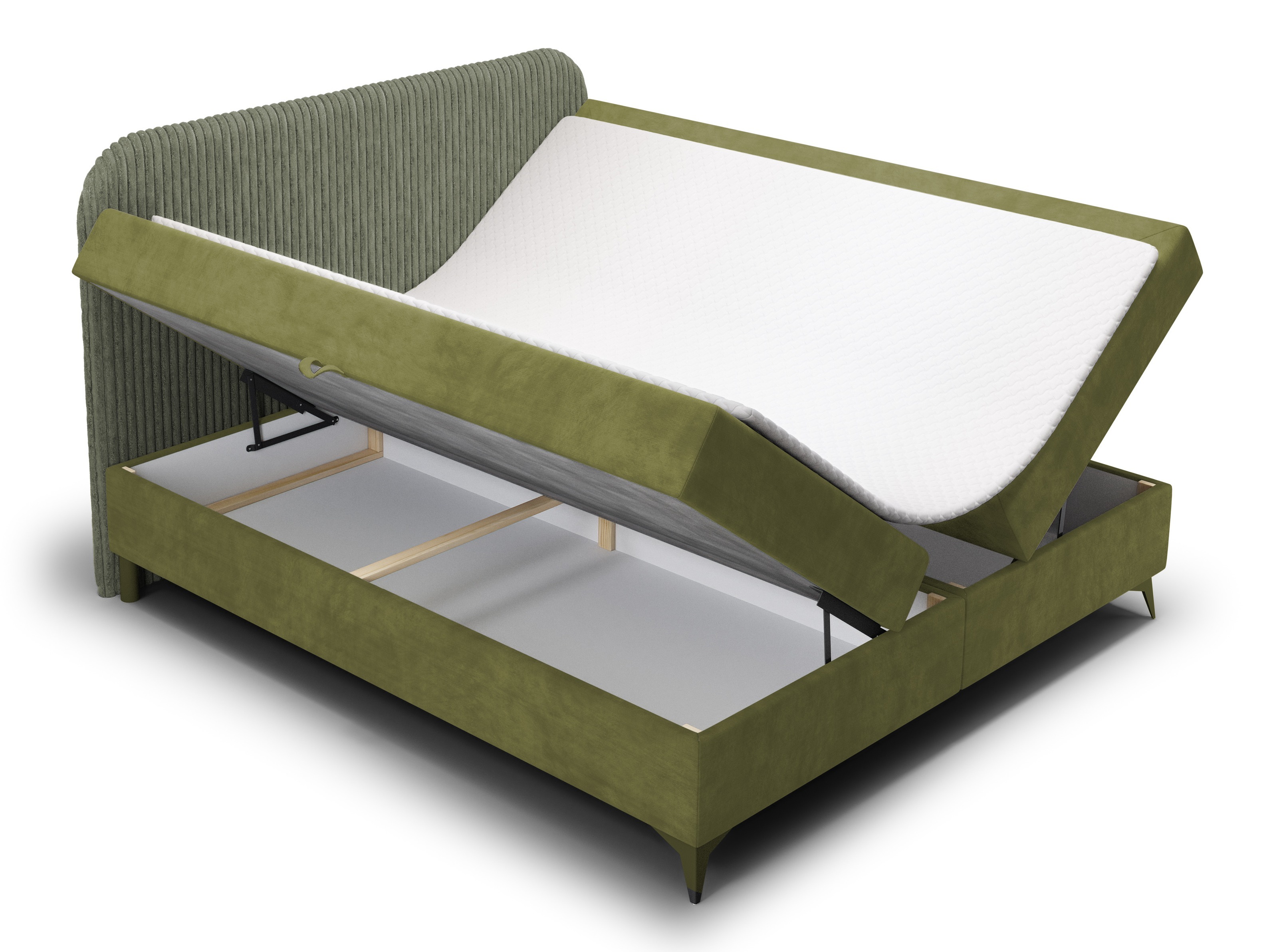 Boxspring postelja Franklin 173 (Tilia 37 + Manila 34)