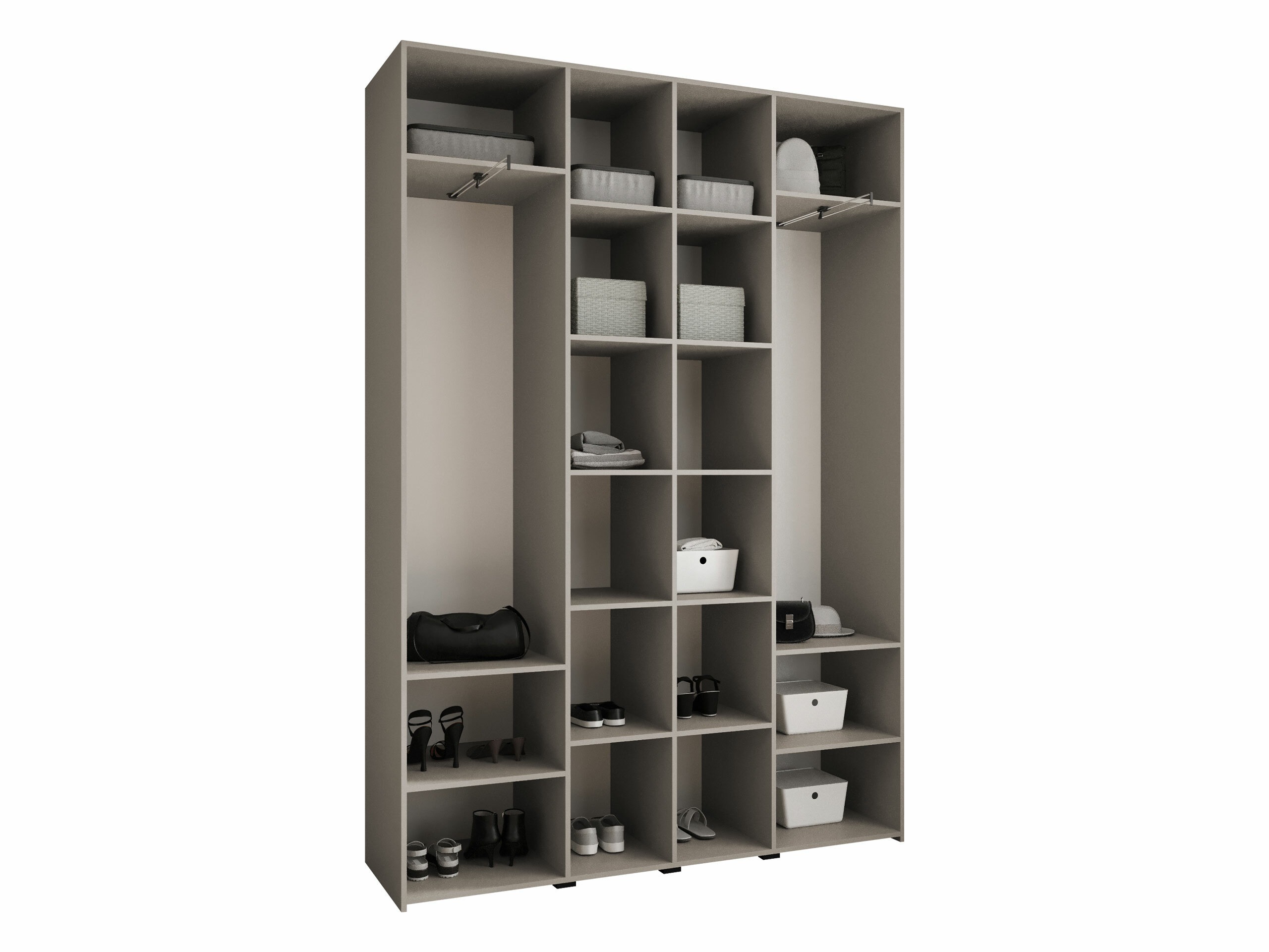 Garderobna omara Hartford 554 (Bela)