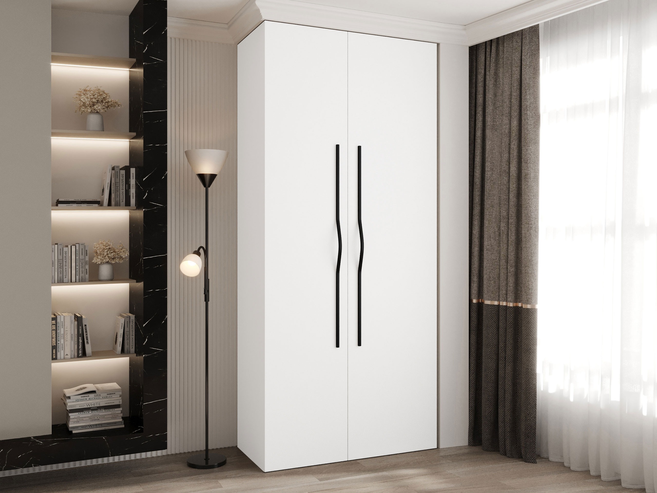 Garderobna omara Hartford 562 (Bela)