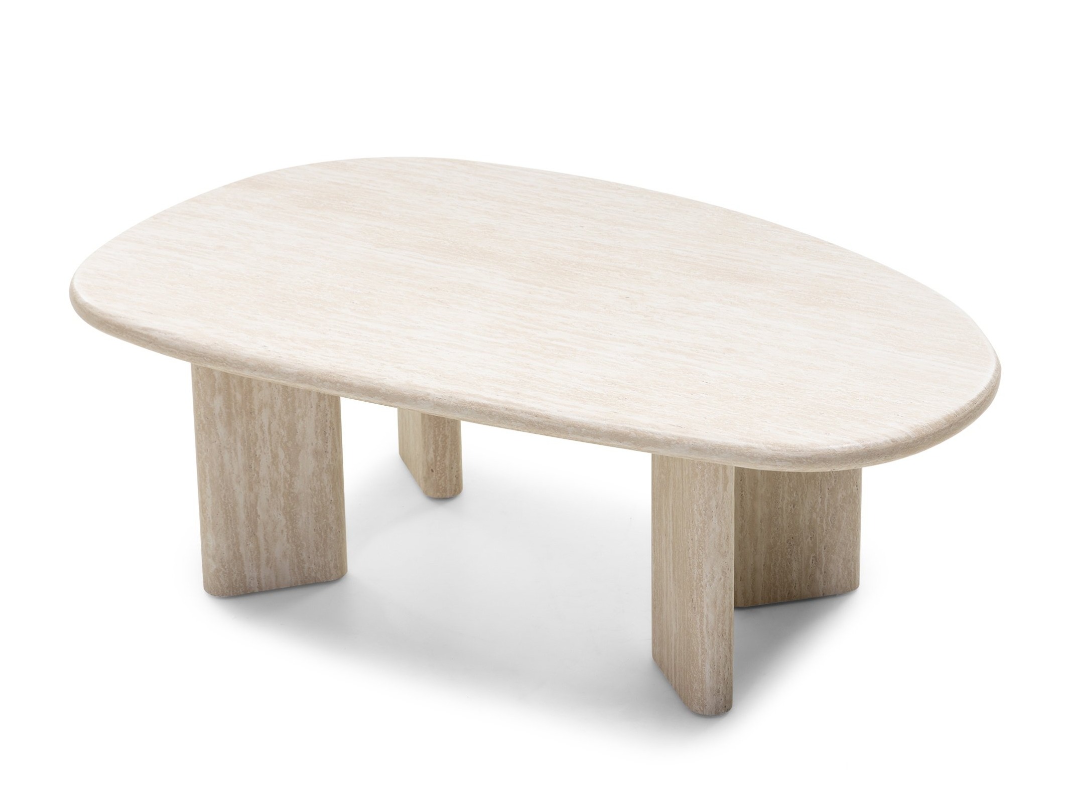 Klubska mizica Burleson 476 (Svetla Travertine)