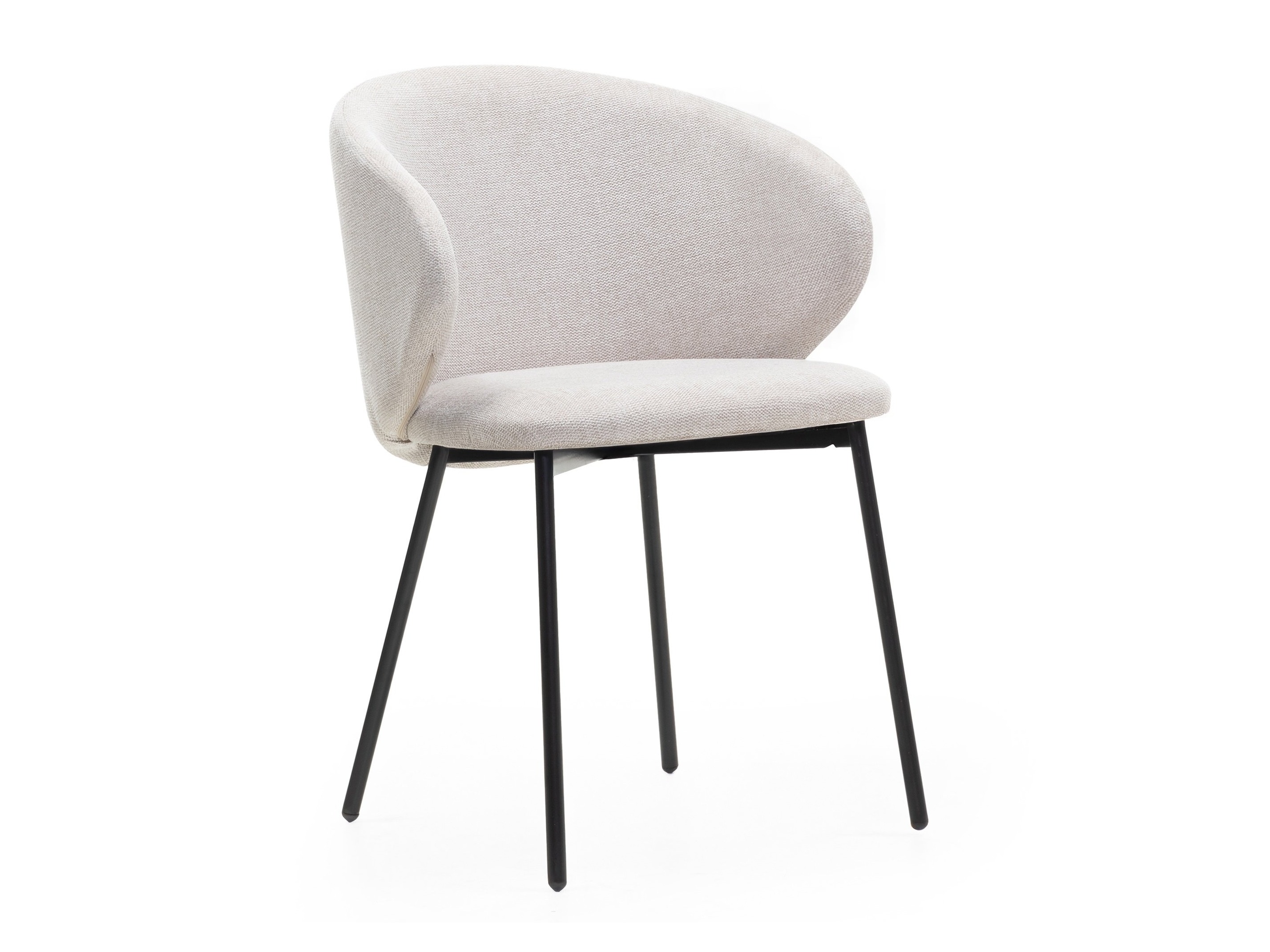 Stol Burleson 400 (Svetlo bež + Črna)