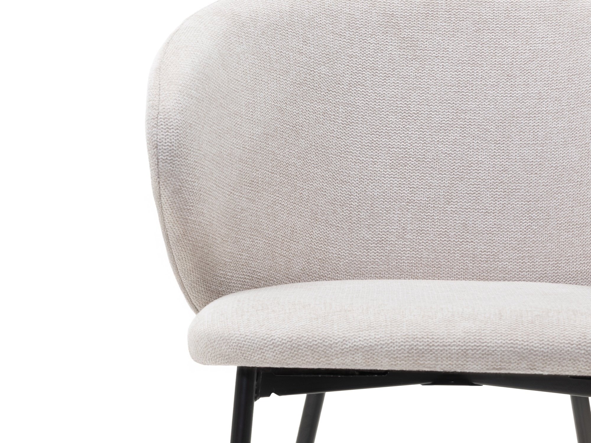 Stol Burleson 400 (Svetlo bež + Črna)