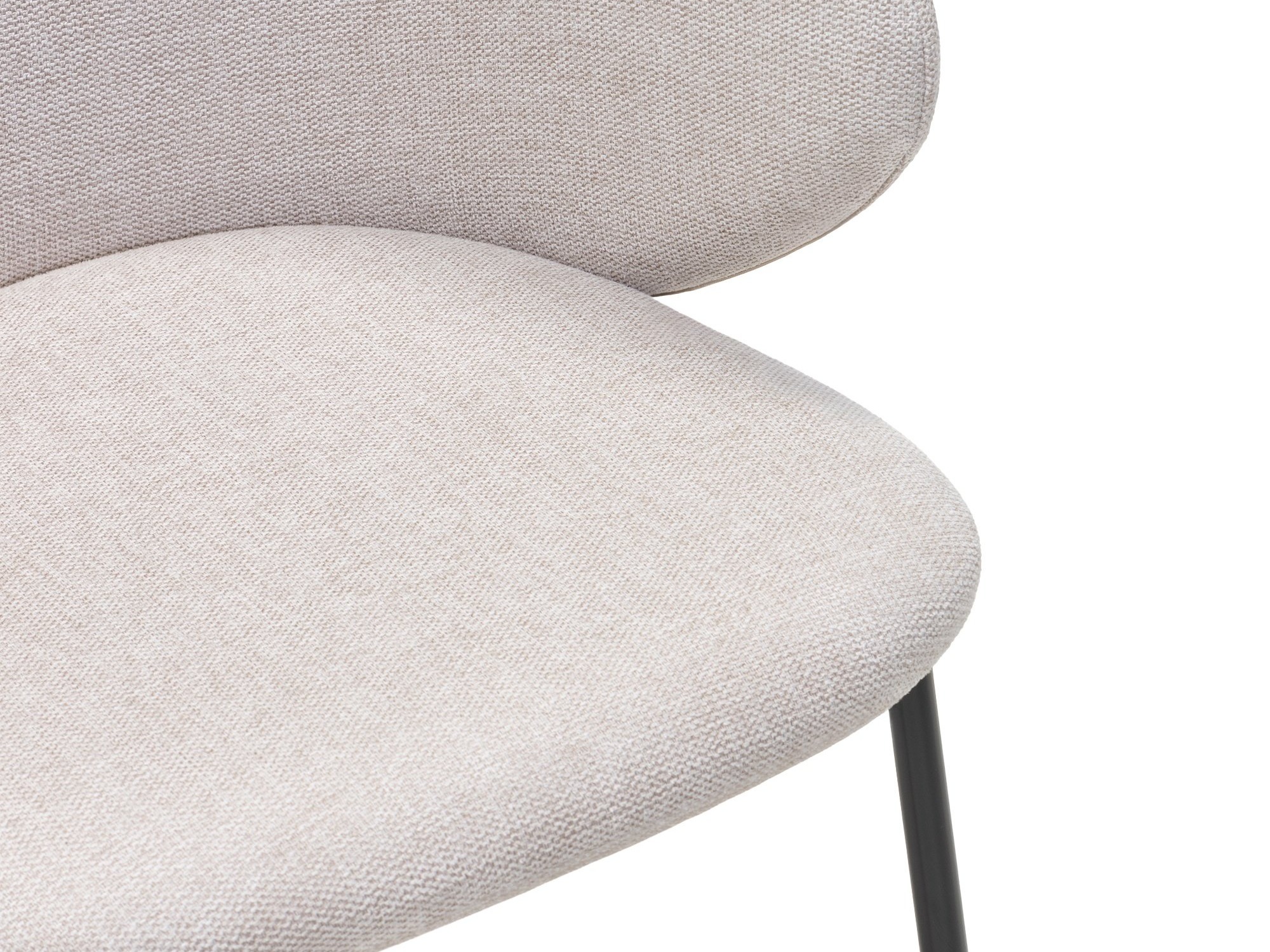 Stol Burleson 400 (Svetlo bež + Črna)