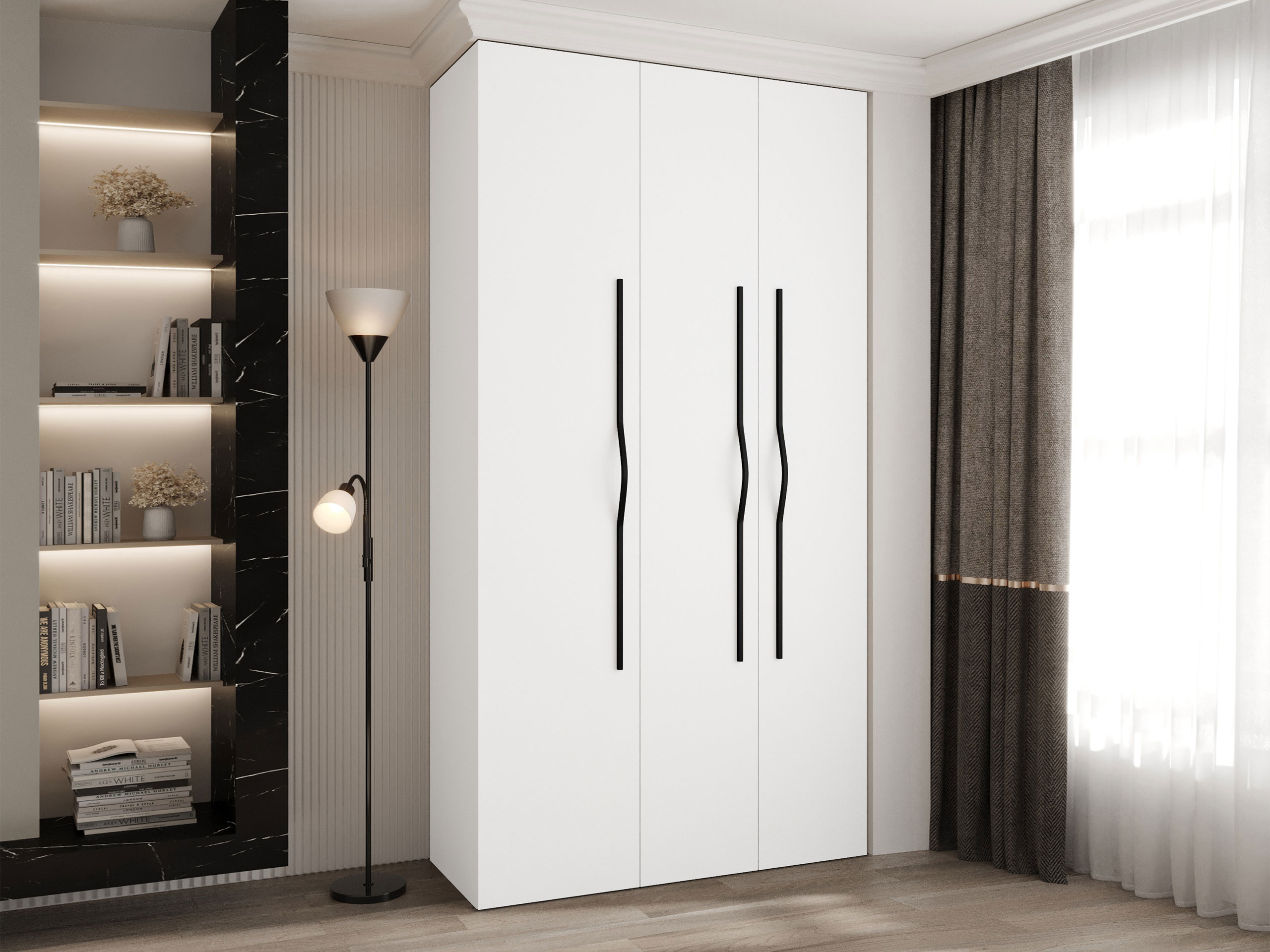 Garderobna omara Hartford 563 (Bela)
