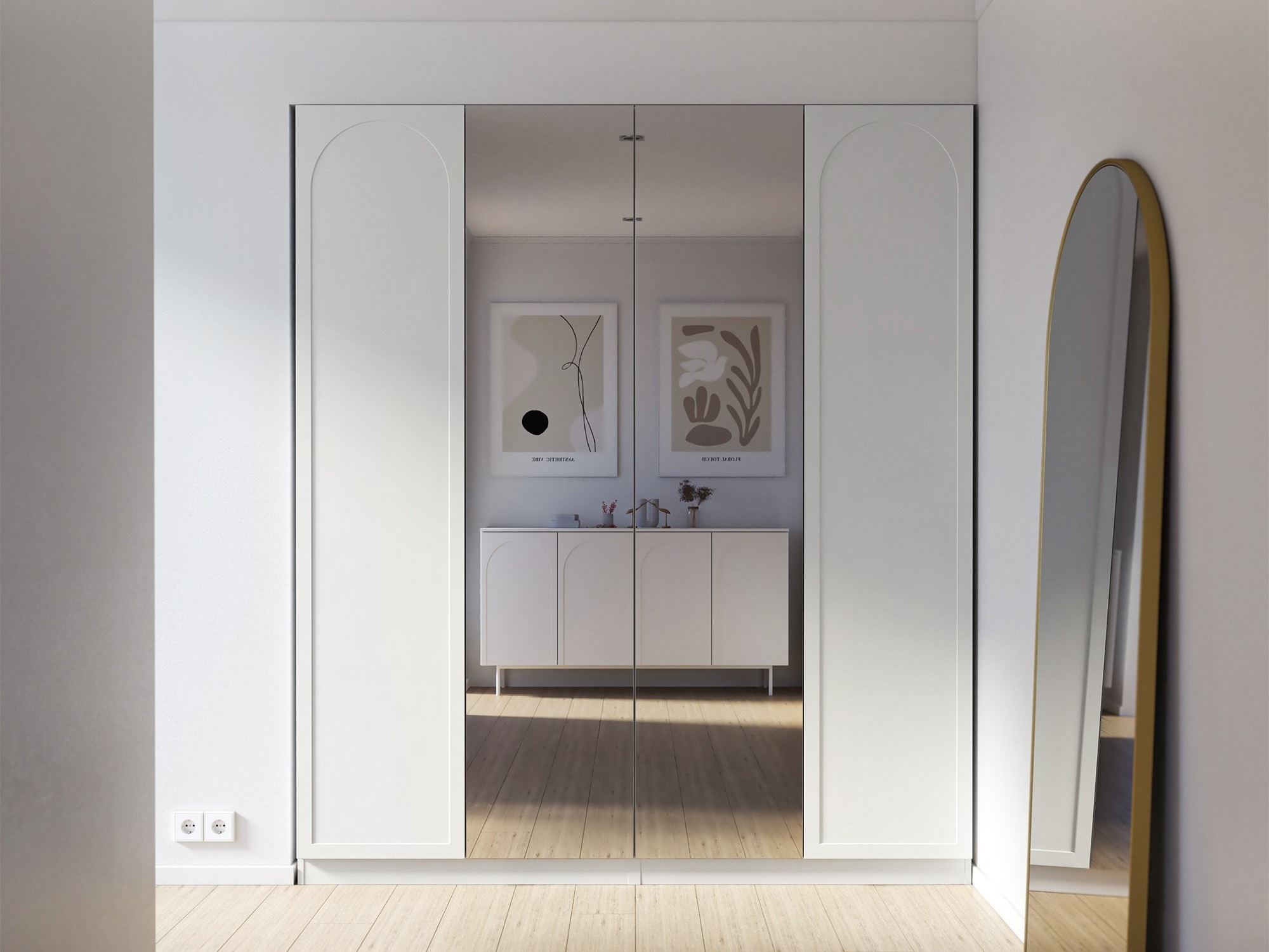 Garderobna omara Burleson 421