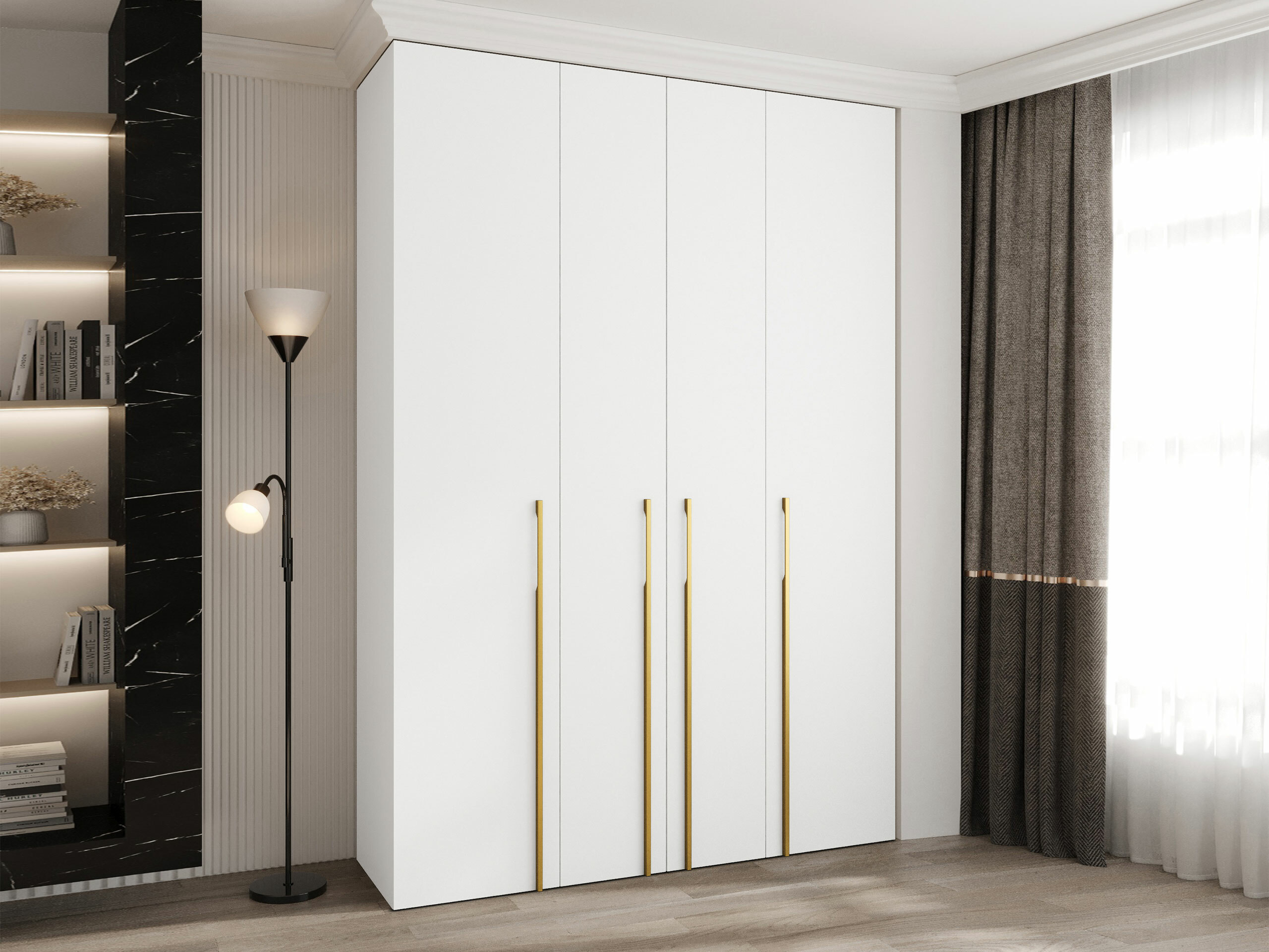 Garderobna omara Hartford 570 (Bela)