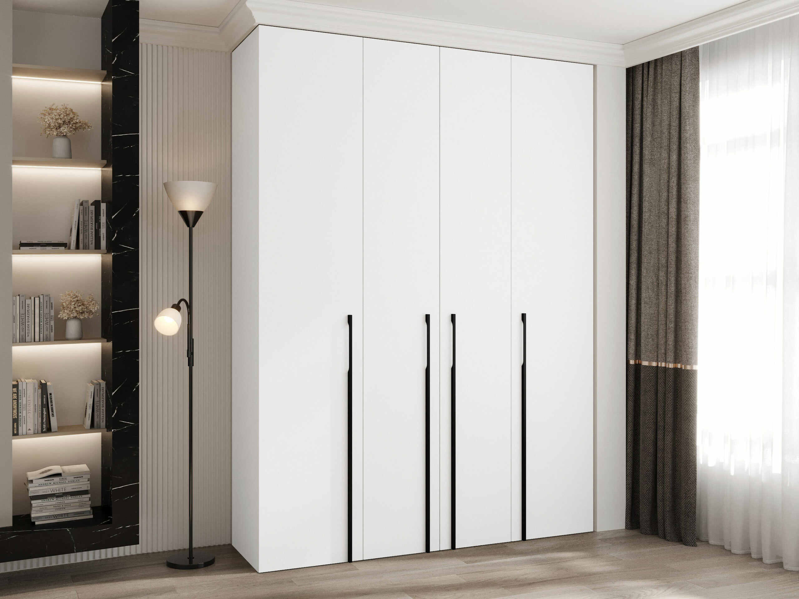 Garderobna omara Hartford 570 (Bela)