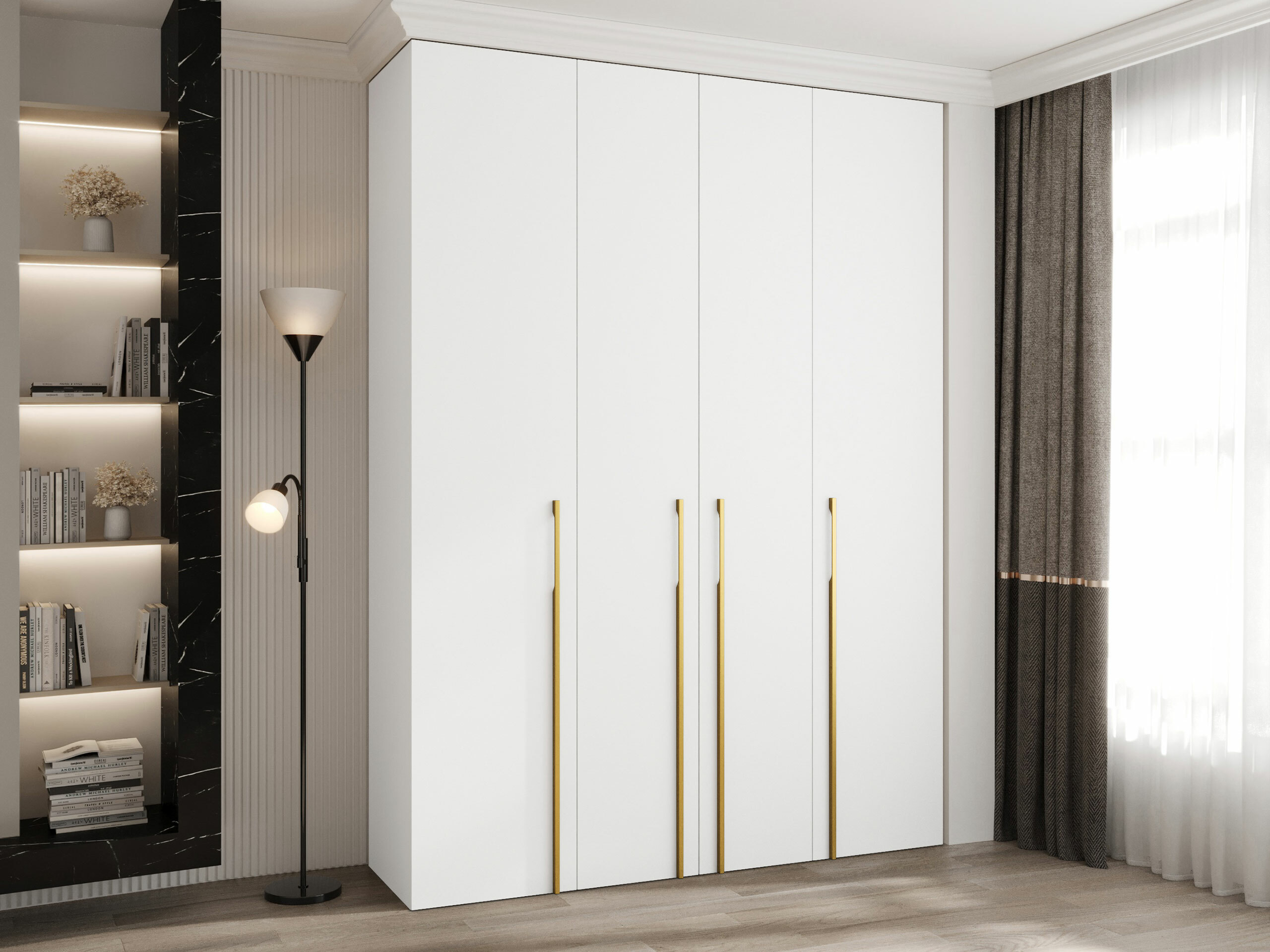 Garderobna omara Hartford 570 (Bela)