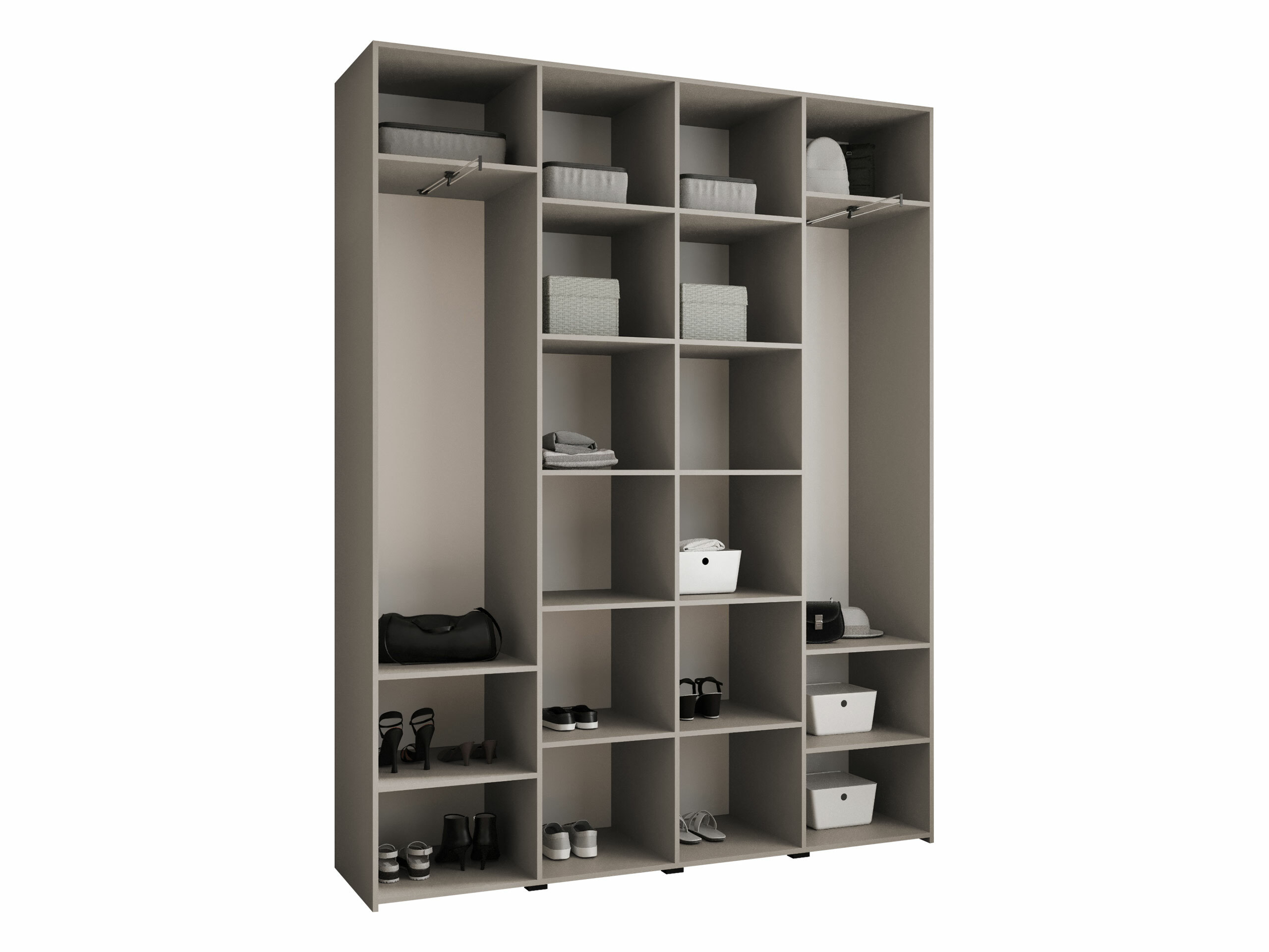 Garderobna omara Hartford 570 (Bela)