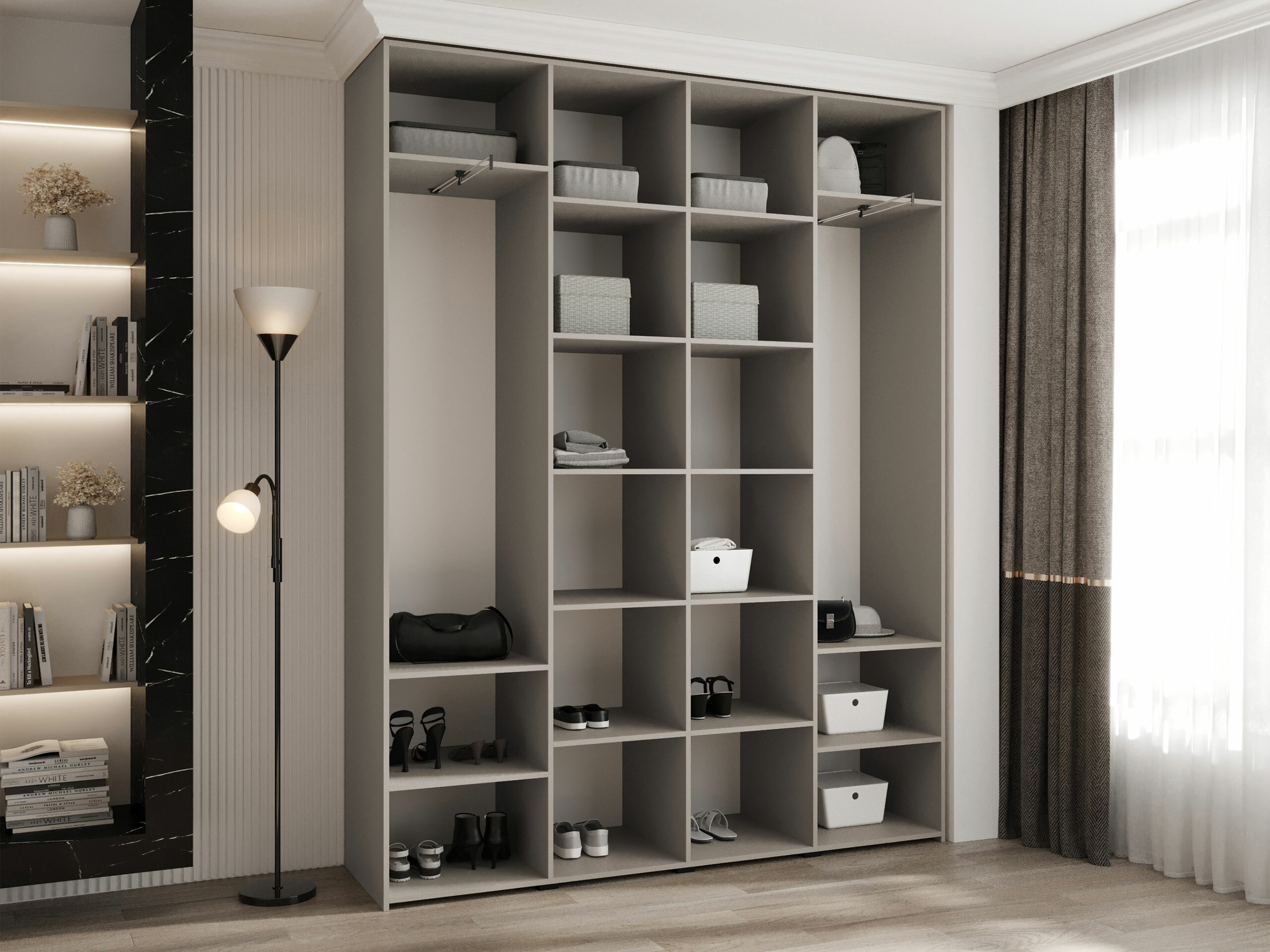 Garderobna omara Hartford 570 (Bela)