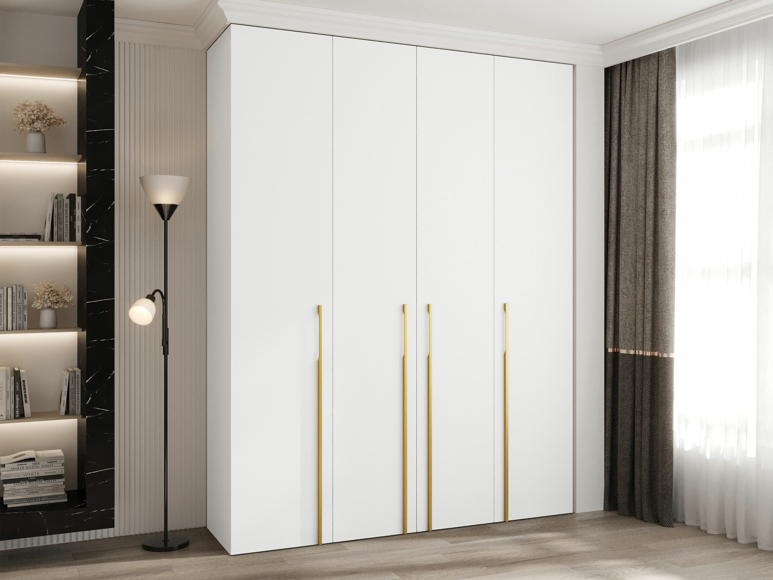 Garderobna omara Hartford 570 (Bela)