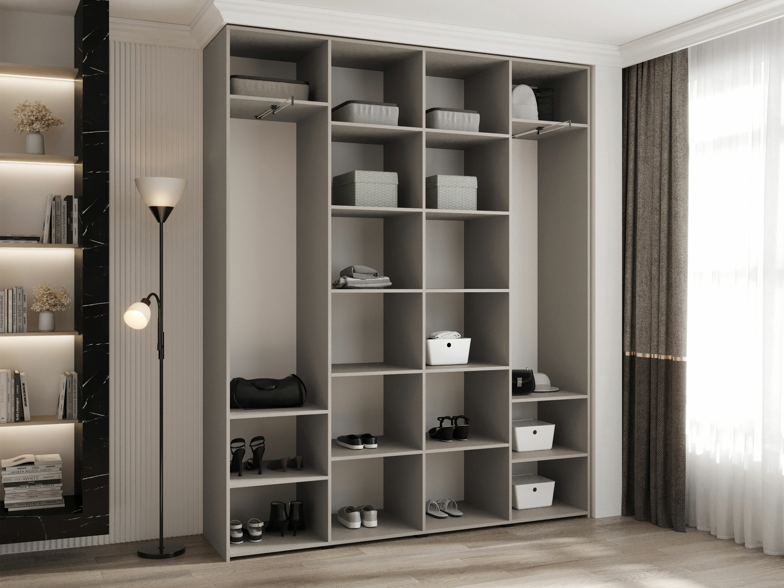 Garderobna omara Hartford 570 (Bela)