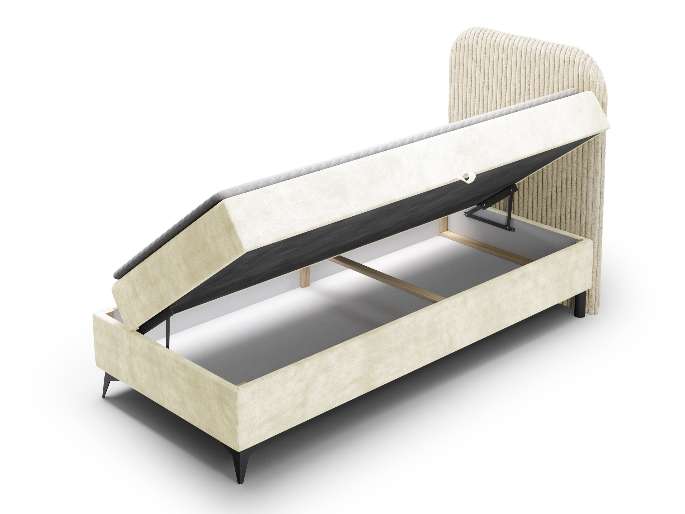 Boxspring postelja Franklin 175 (Tilia 03 + Manila 01)