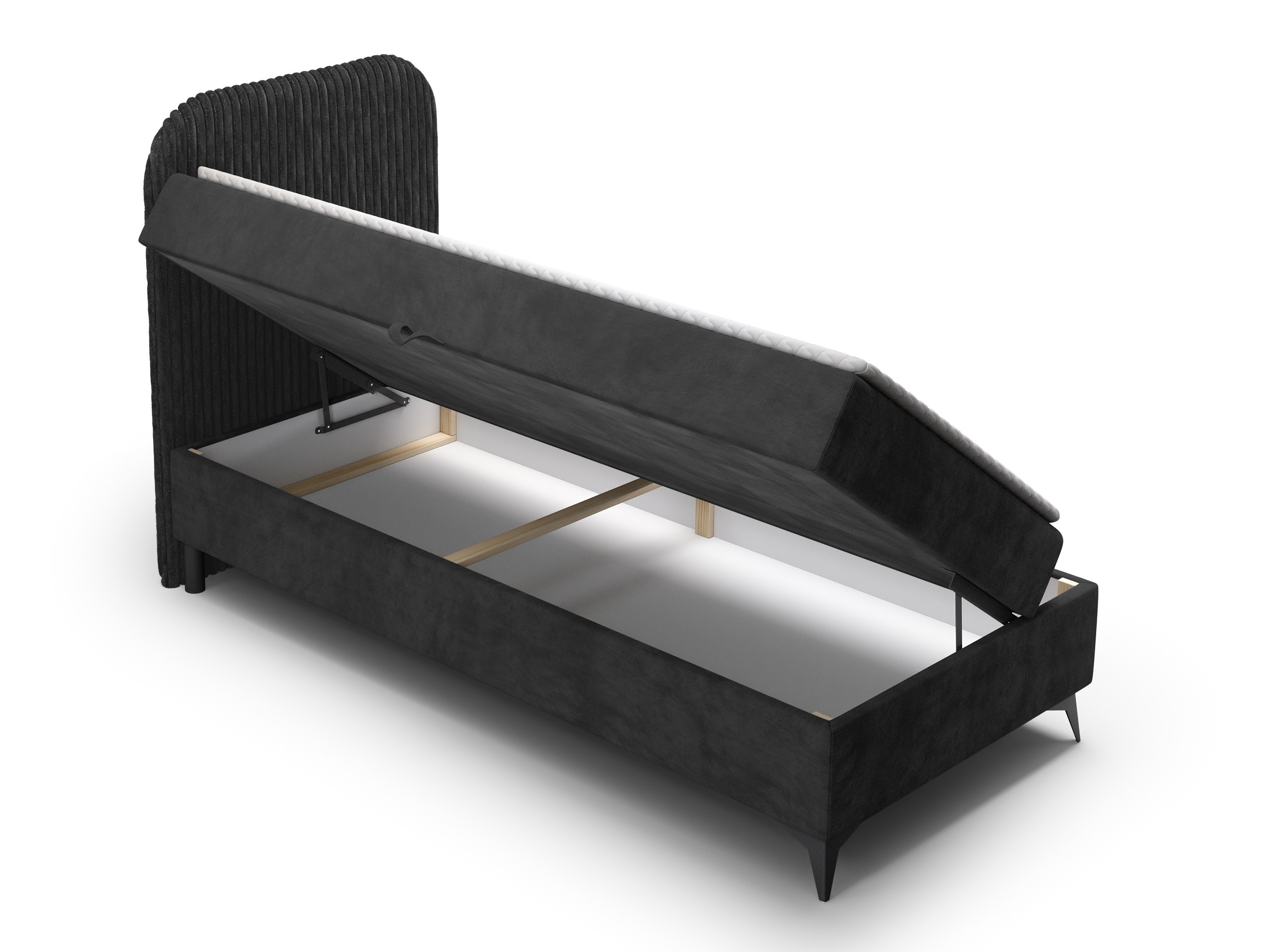 Boxspring postelja Franklin 175 (Tilia 100+ Manila 18)