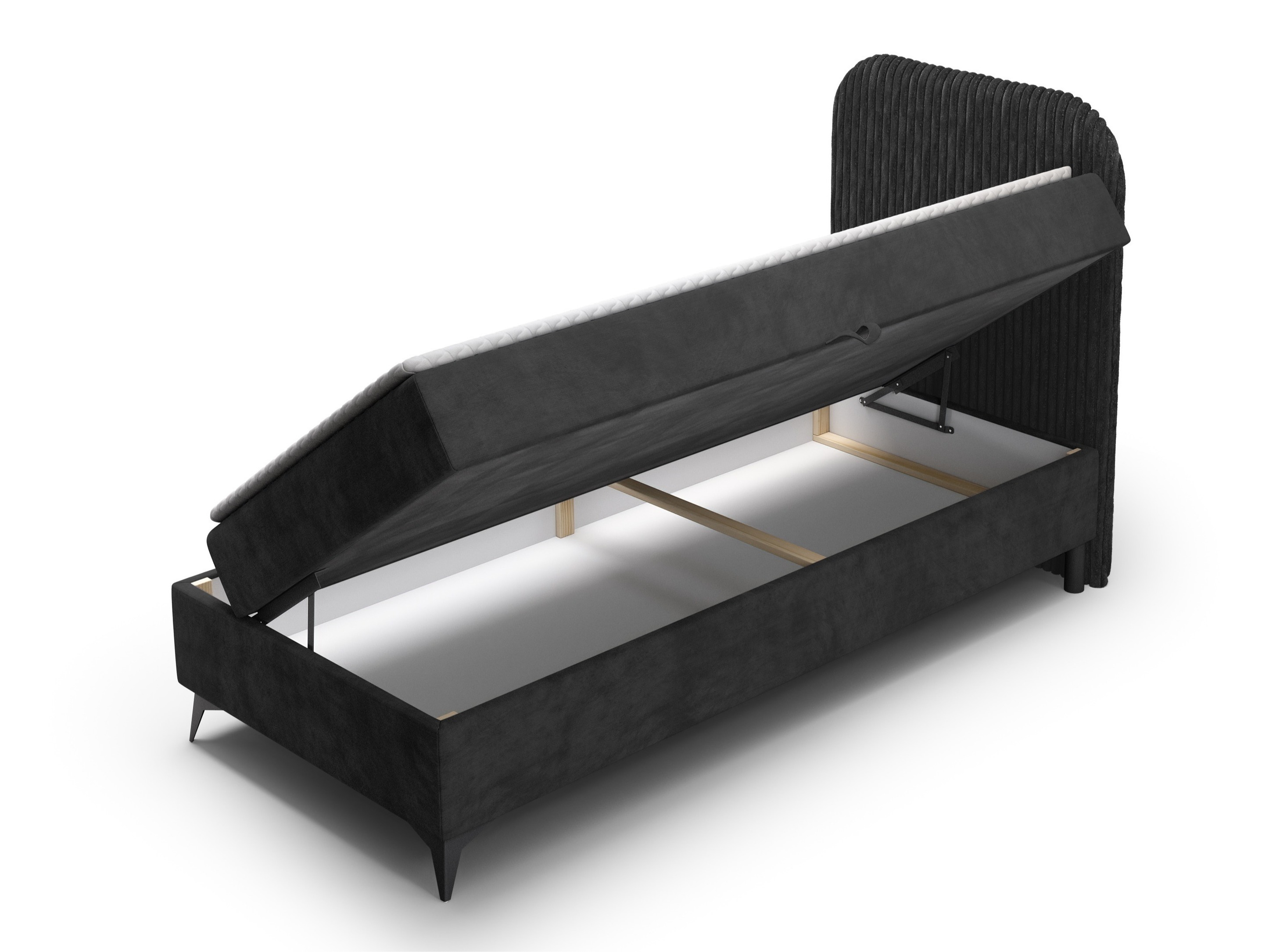 Boxspring postelja Franklin 175 (Tilia 100+ Manila 18)