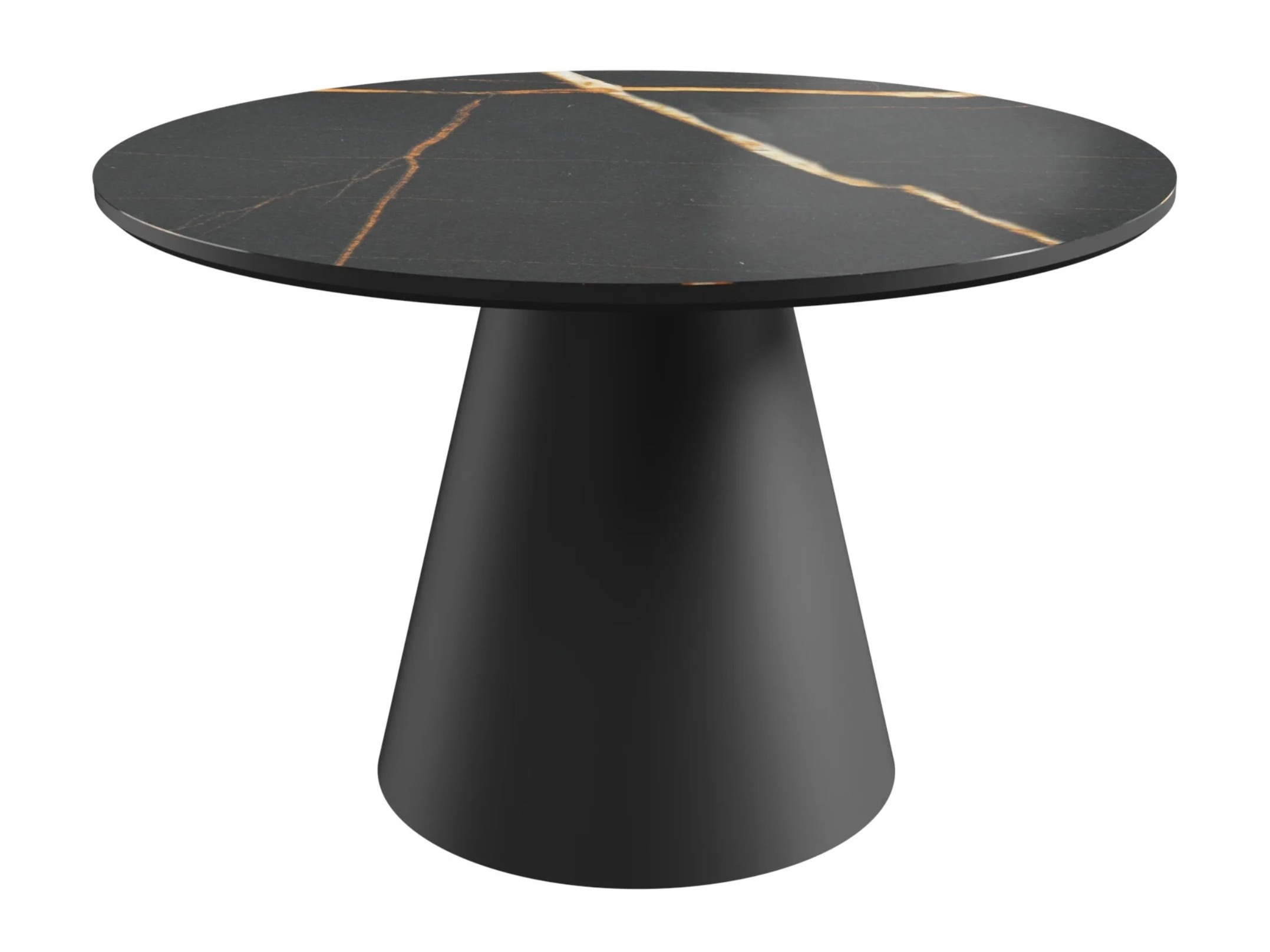 Klubska mizica Burleson 439 (Črni marmor)