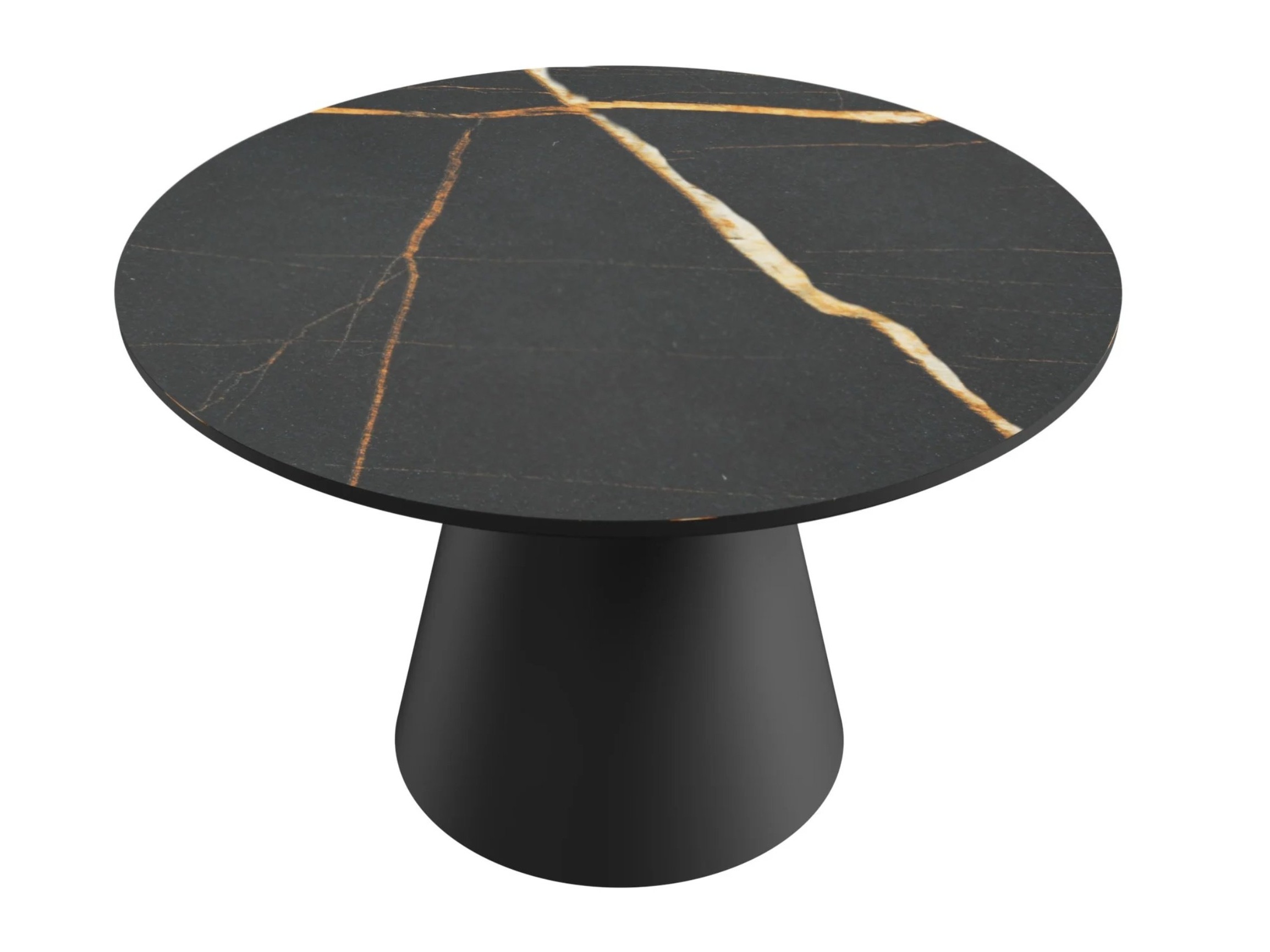 Klubska mizica Burleson 439 (Črni marmor)