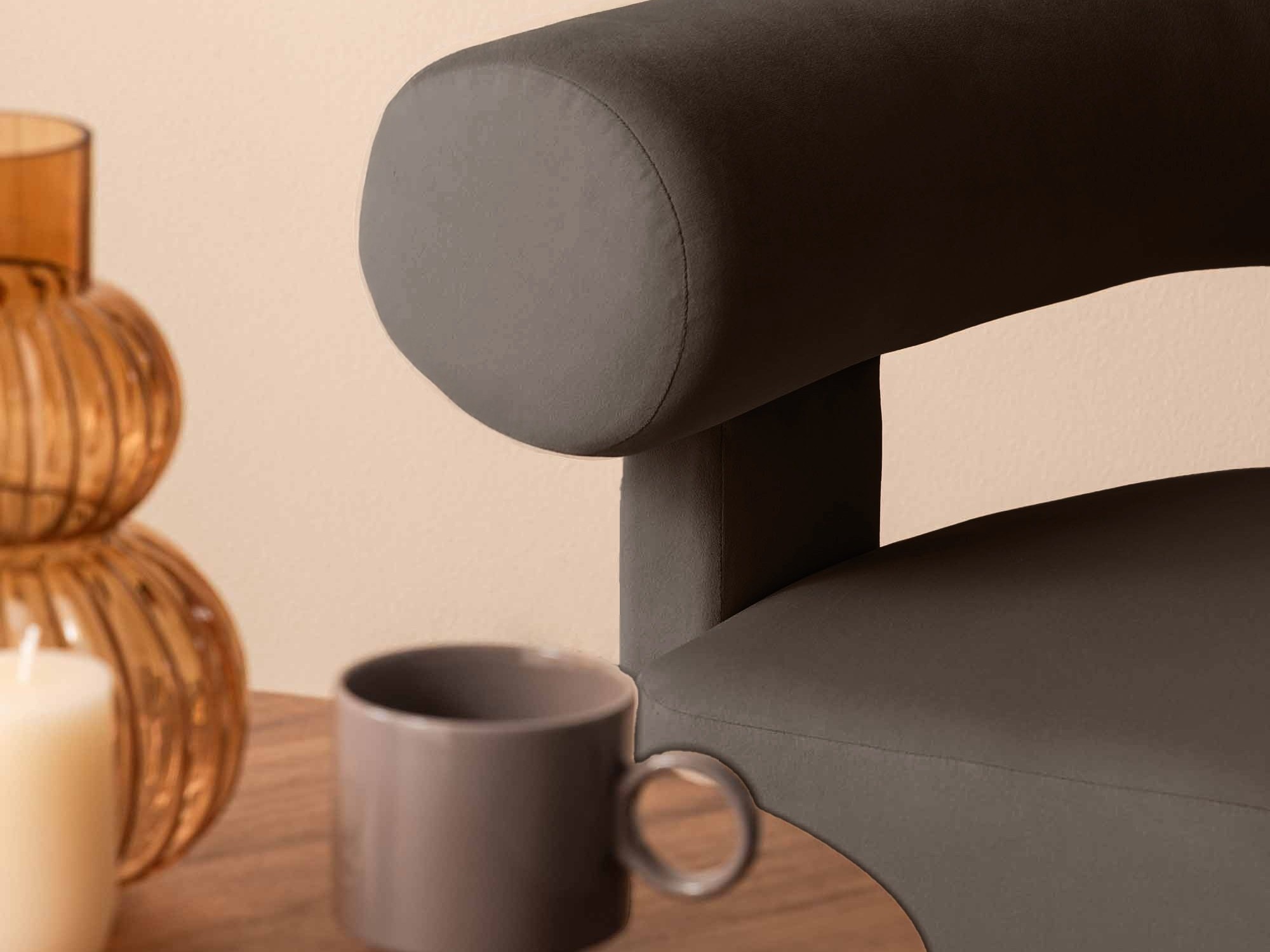 Fotelj Burleson 445 (Rjava)