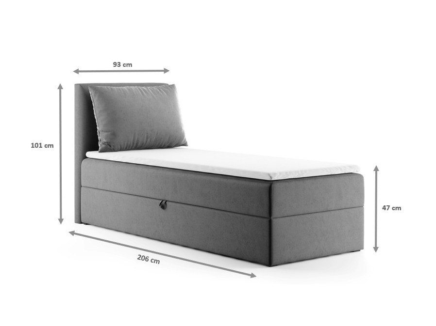Boxspring postelja Franklin 178 (Kronos 19)