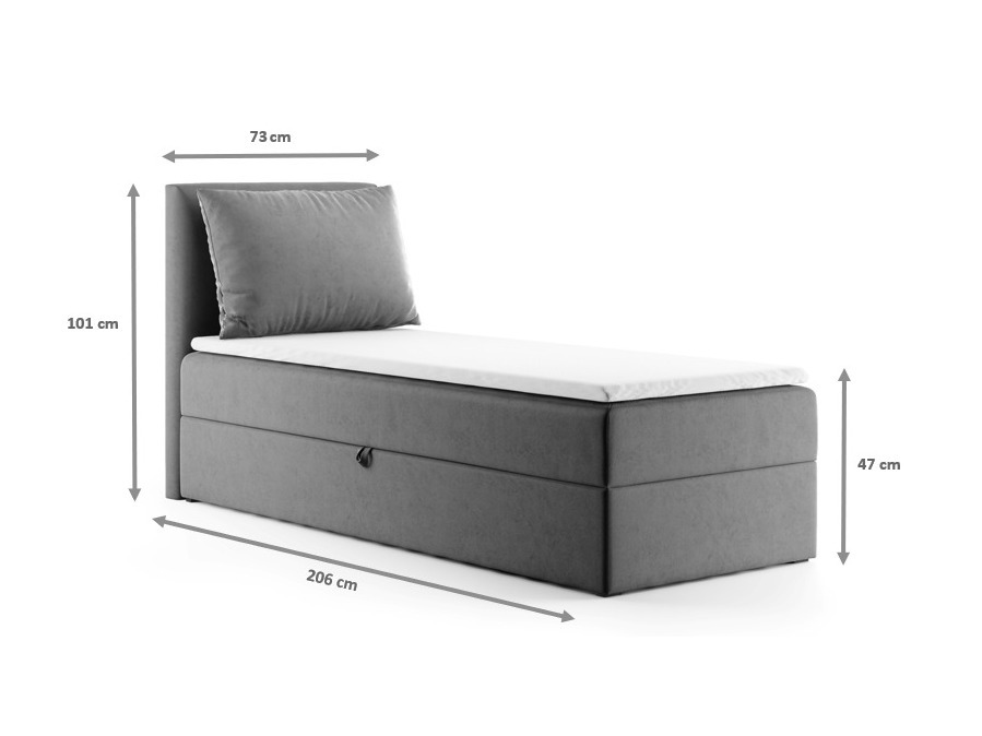 Boxspring postelja Franklin 178 (Kronos 22)