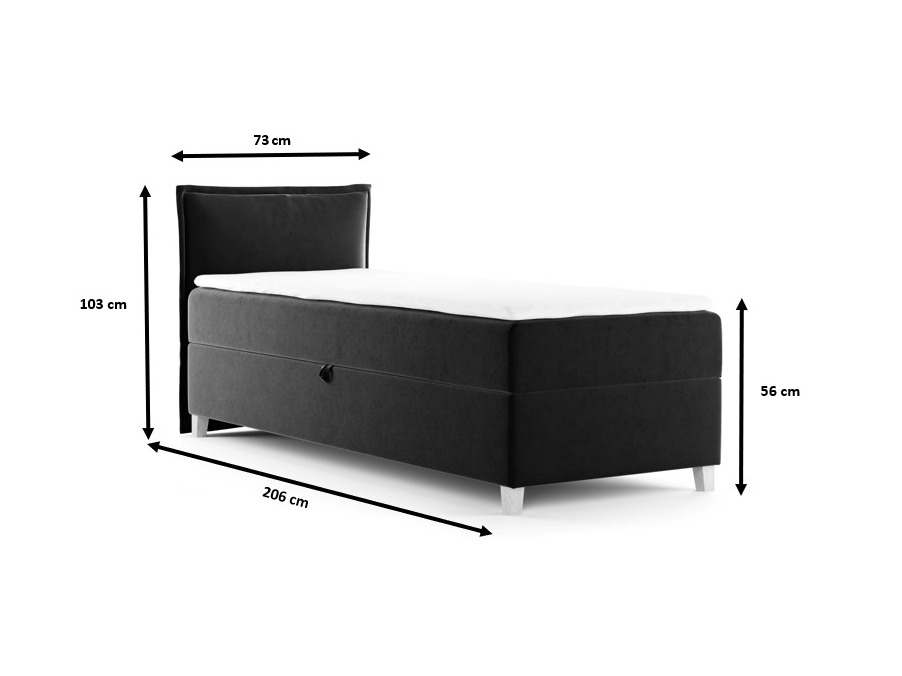 Boxspring postelja Franklin 181 (Kronos 07)