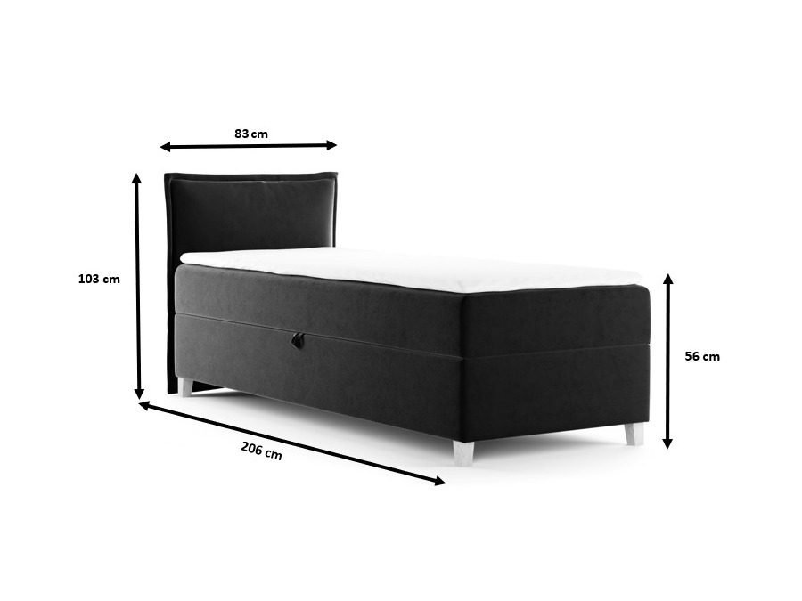 Boxspring postelja Franklin 181 (Kronos 19)