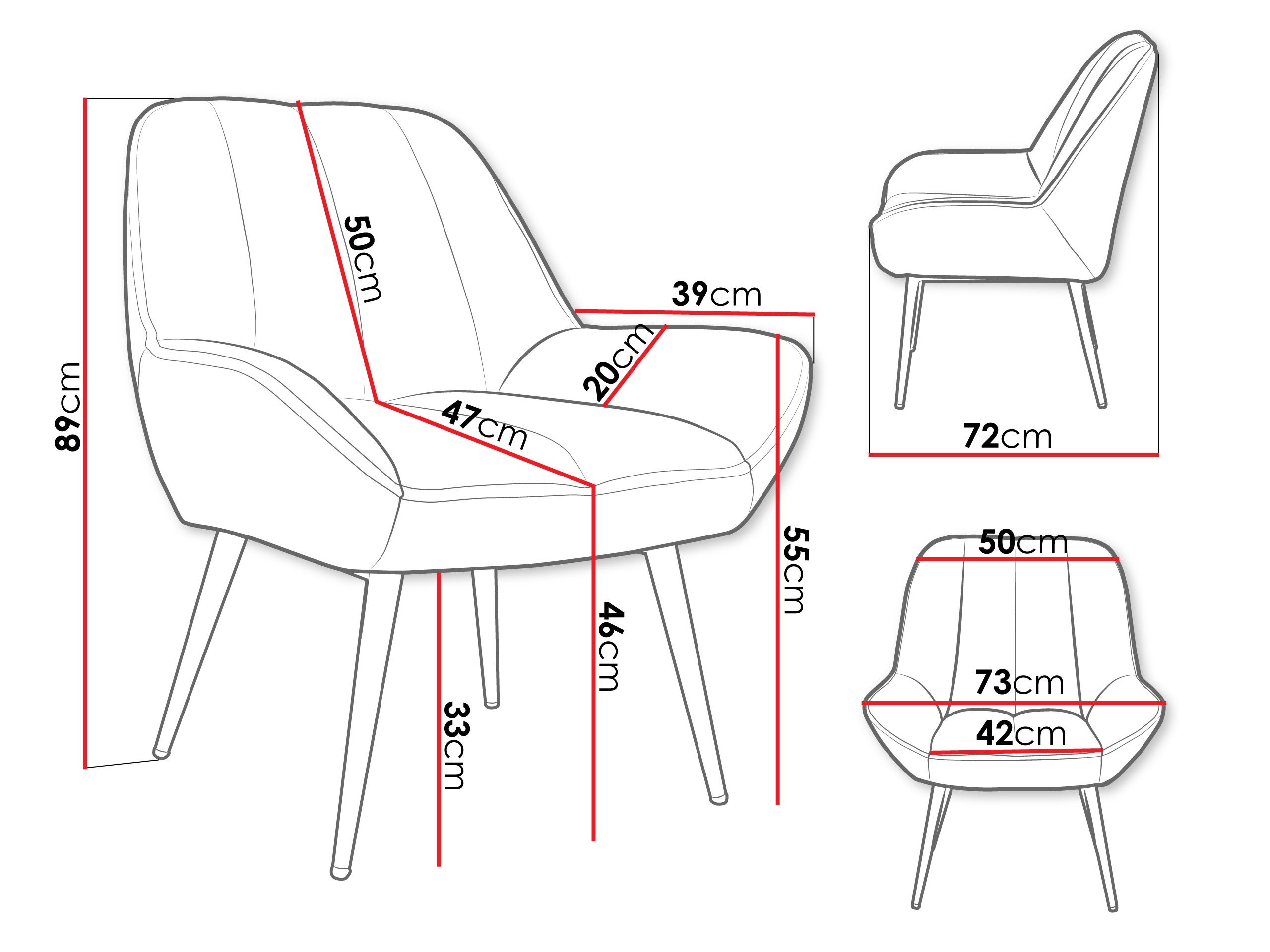 Fotelj Comfivo Origo (Aragon 03)
