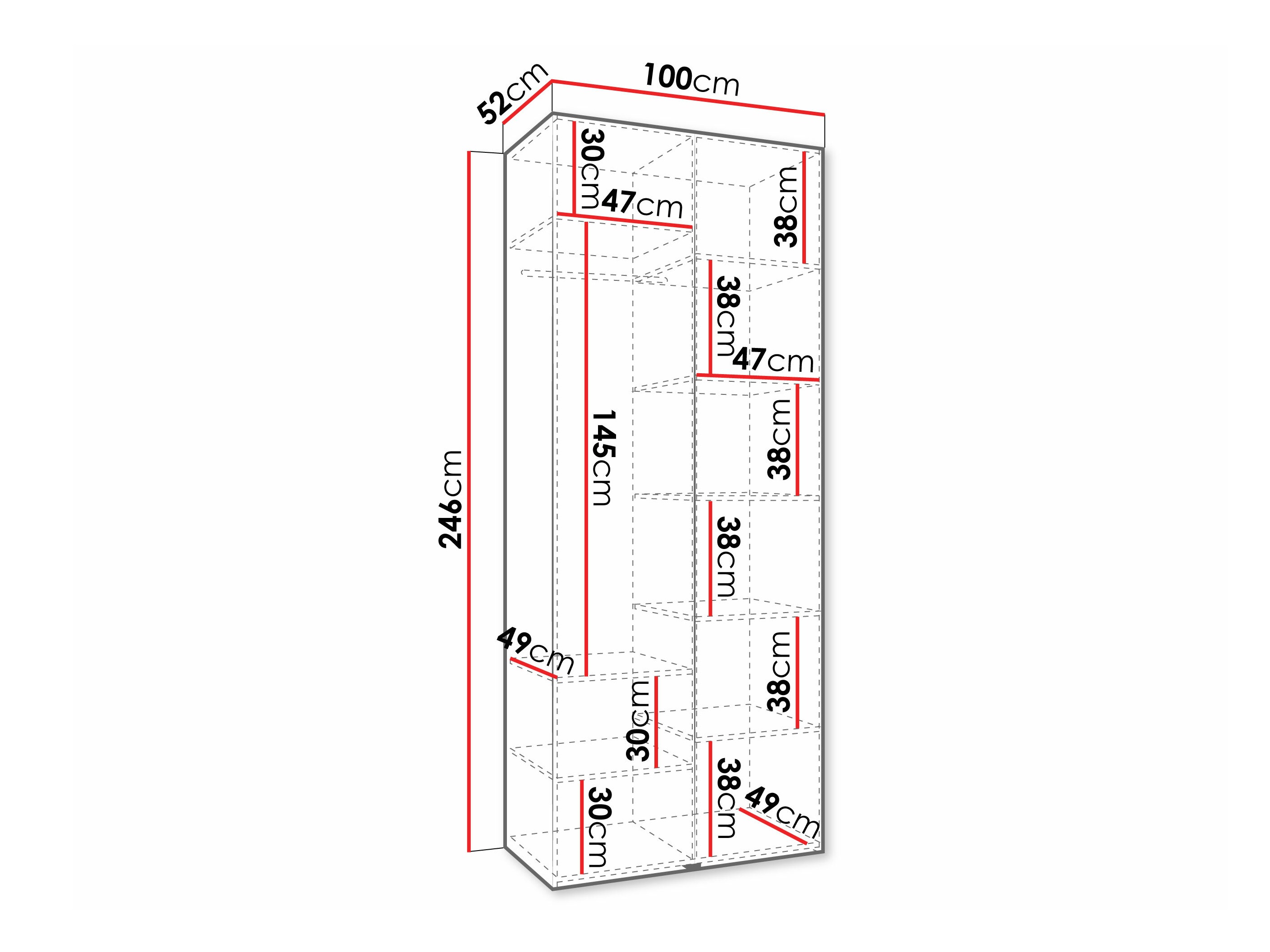 Garderobna omara Hartford 572 (Kašmir)