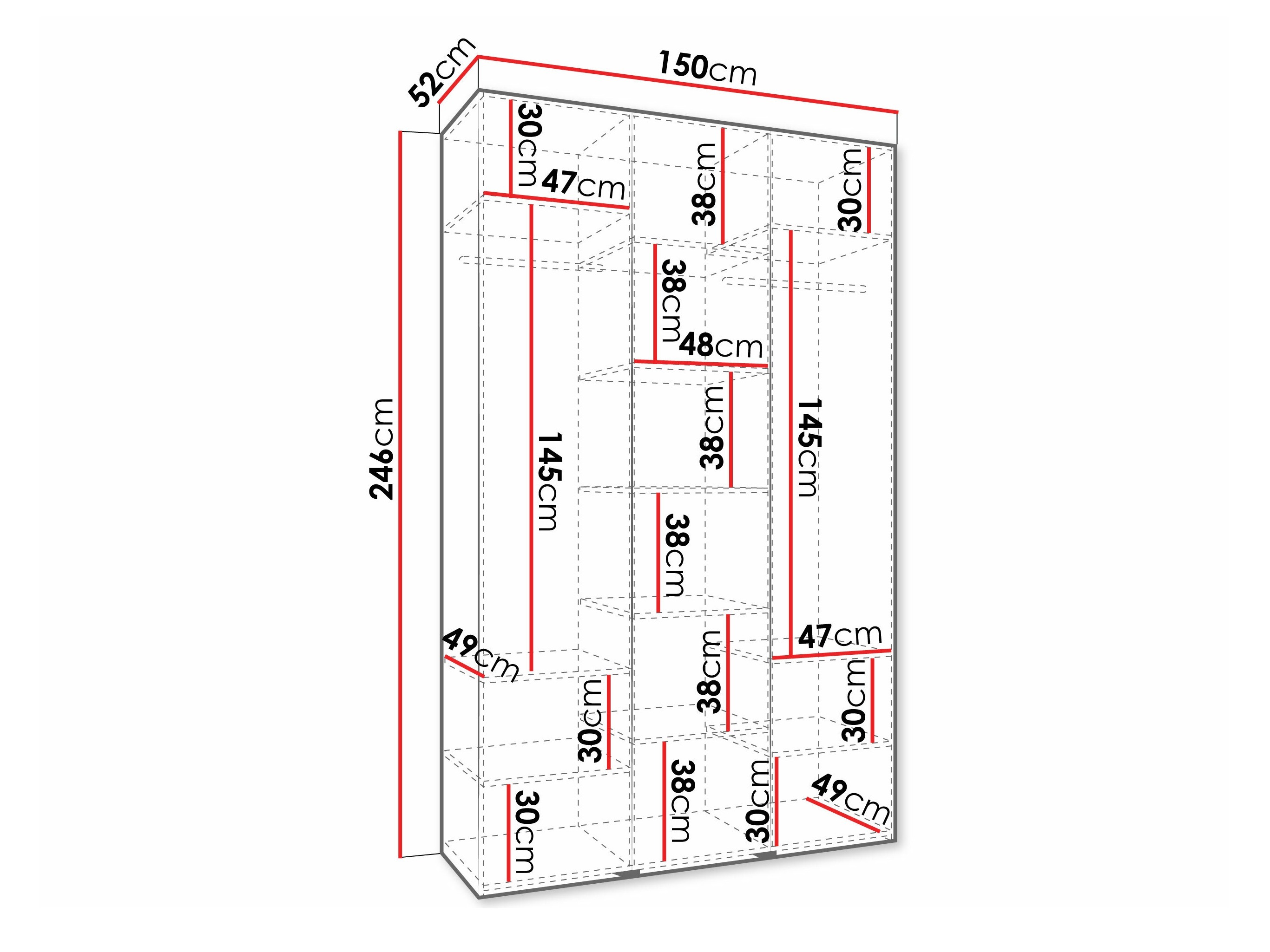 Garderobna omara Hartford 573 (Kašmir)