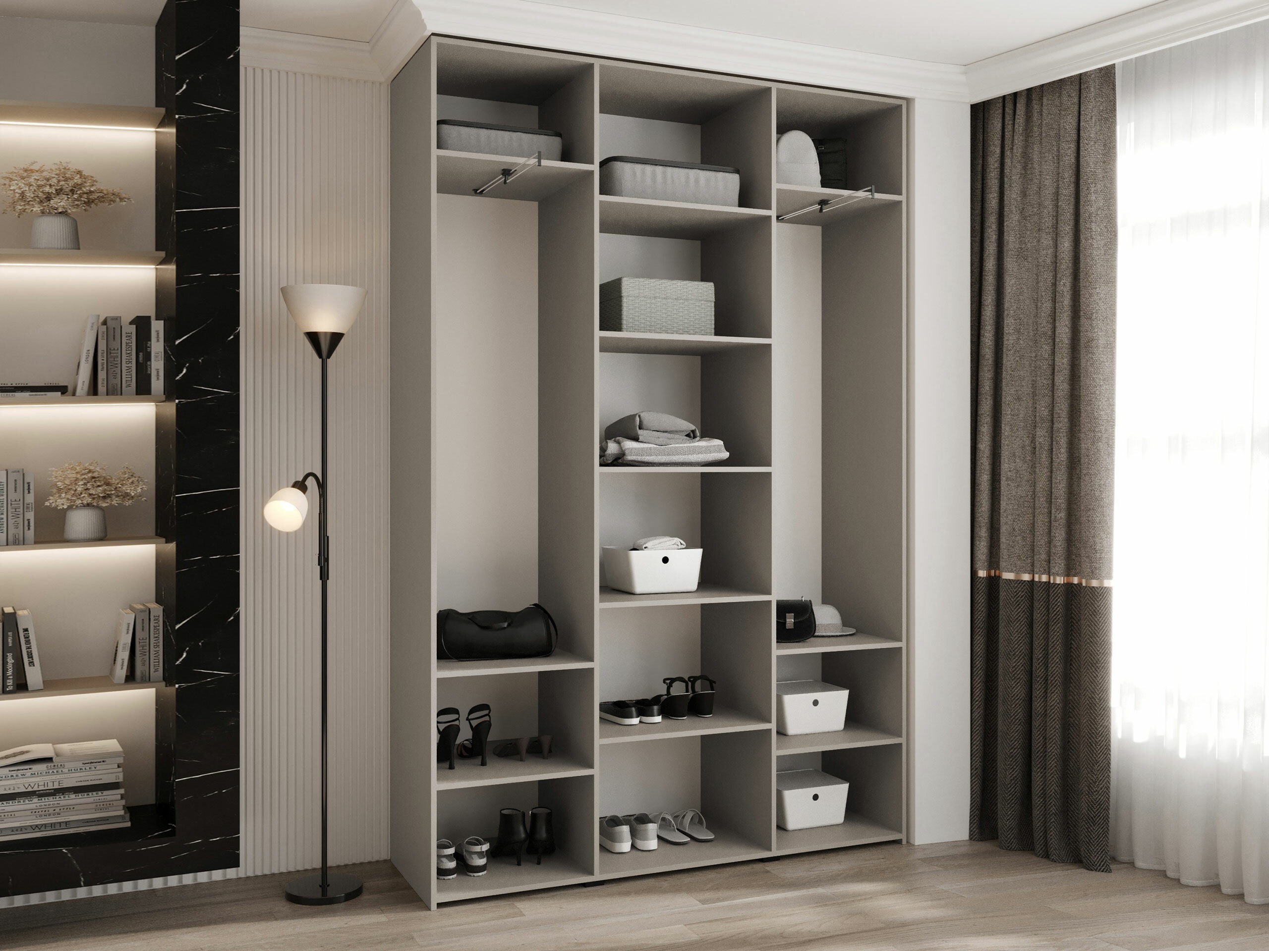 Garderobna omara Hartford 573 (Bela)