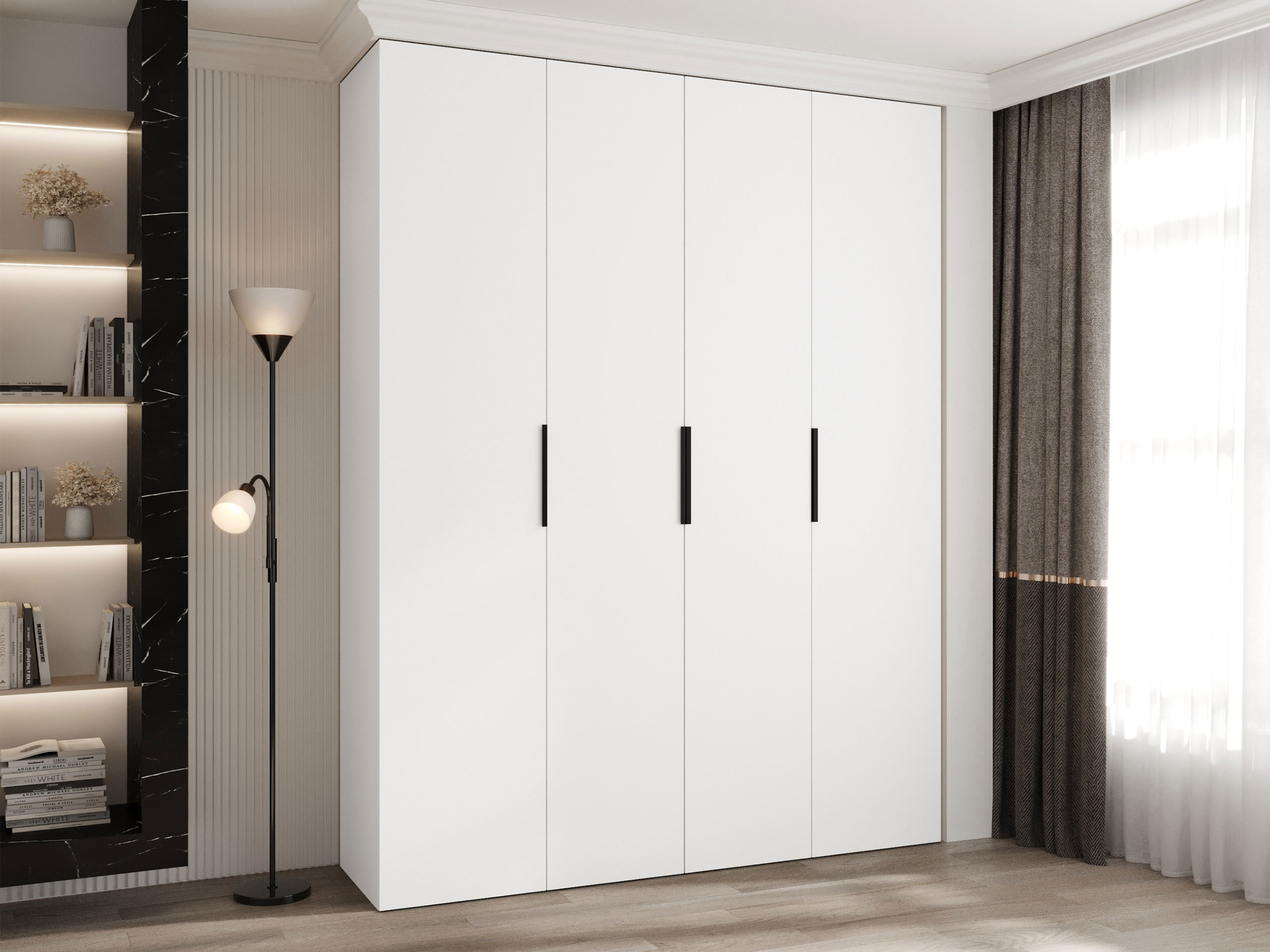 Garderobna omara Hartford 574 (Bela)